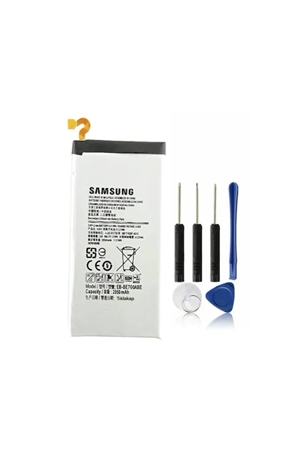 Samsung E7 E700 Pil Batarya Eb-be700abe Ve Tamir Seti
