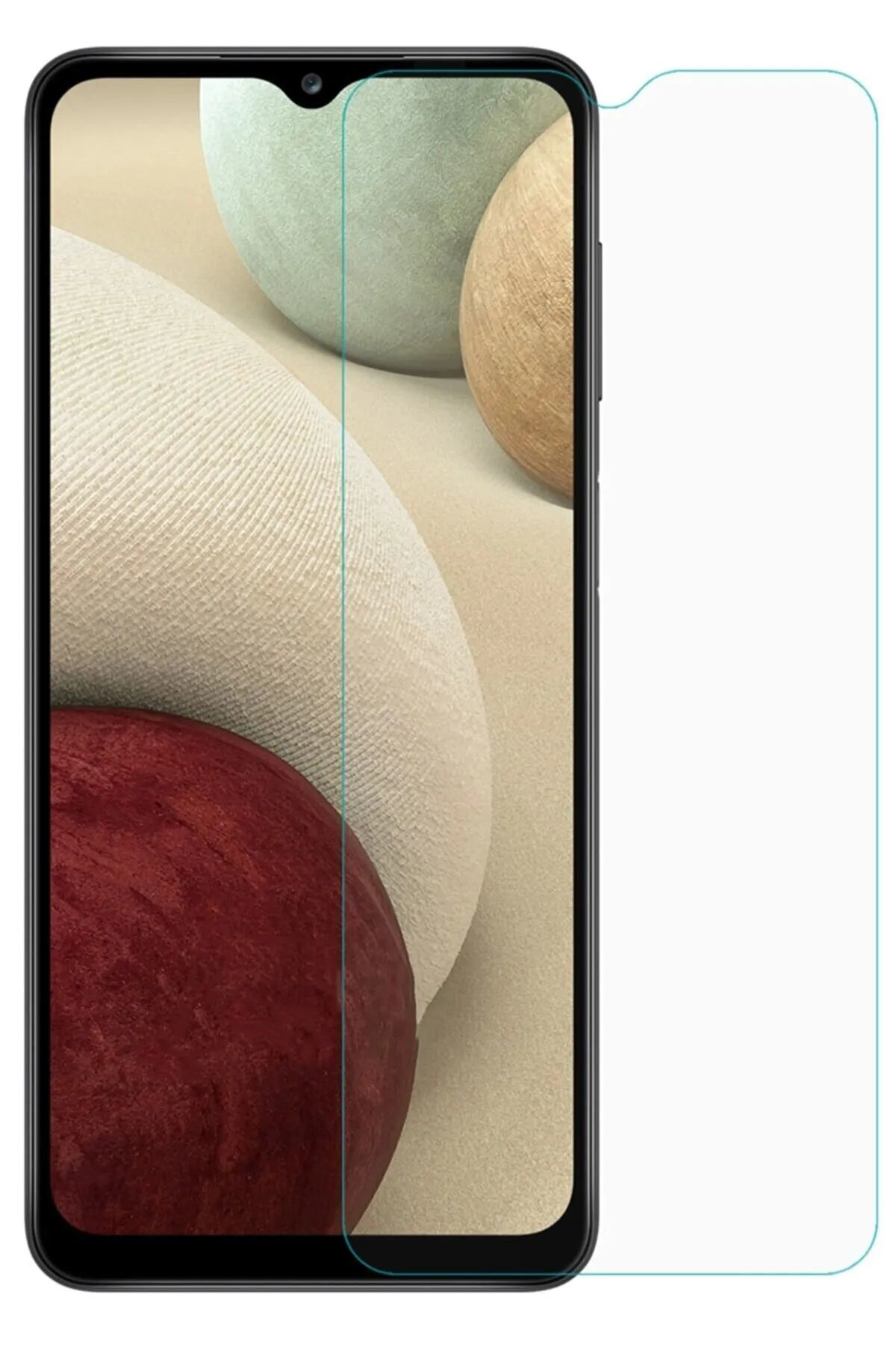 Just Cheap Store Samsung Galaxy A02 Uyumlu Premium Ekran Koruyucu 9H Sert Temperli
