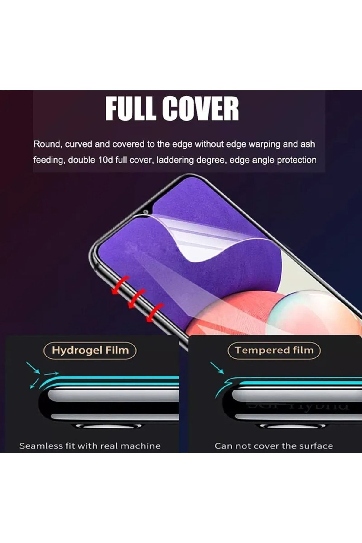 Samsung Galaxy M32 Tam Kaplayan Hayalet Seramik Ekran Koruyucu Kı