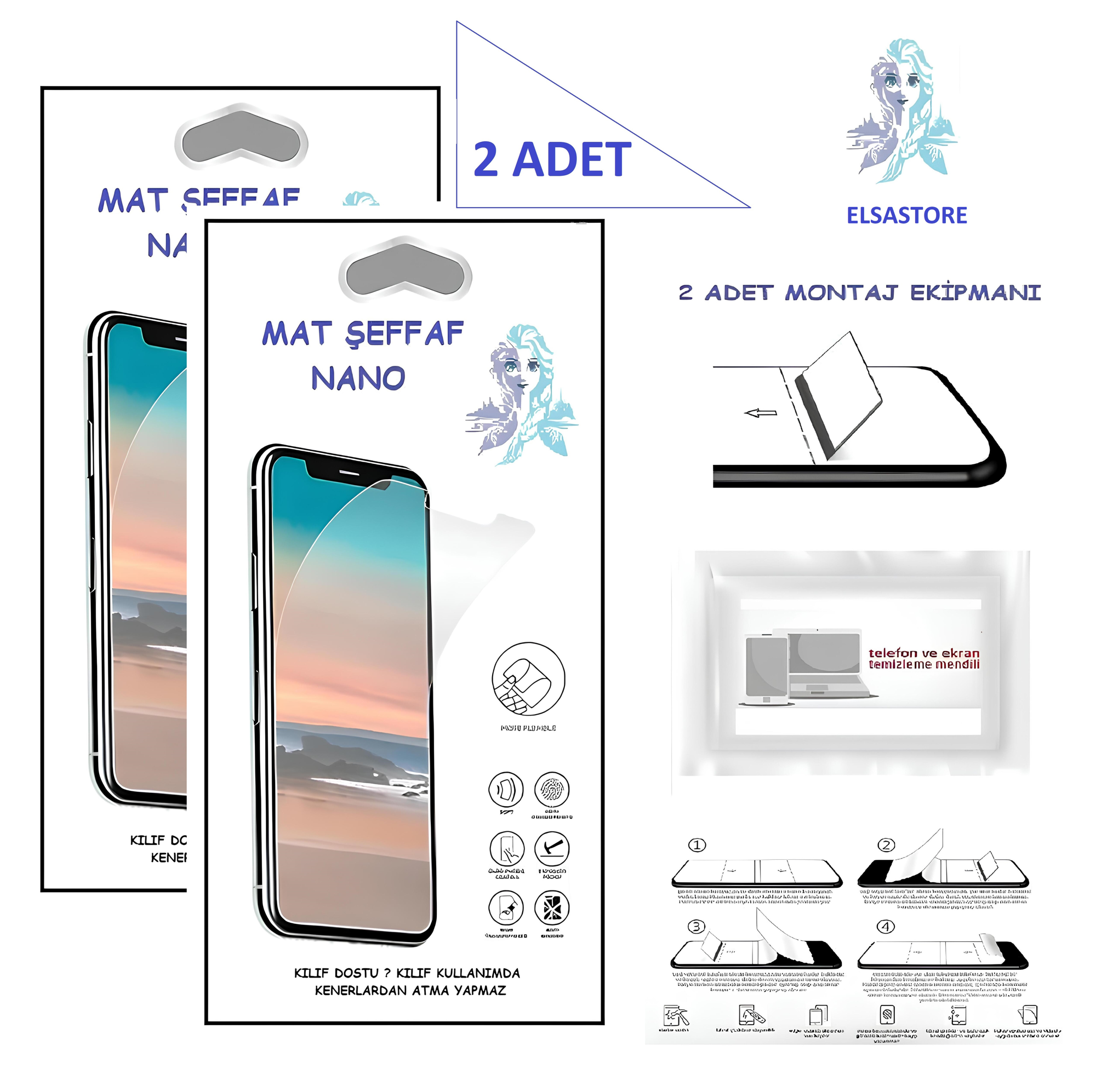 Samsung Galaxy J7 MAX Nano Ekran Koruyucu 2 Adet Ultra İNCE Esnek