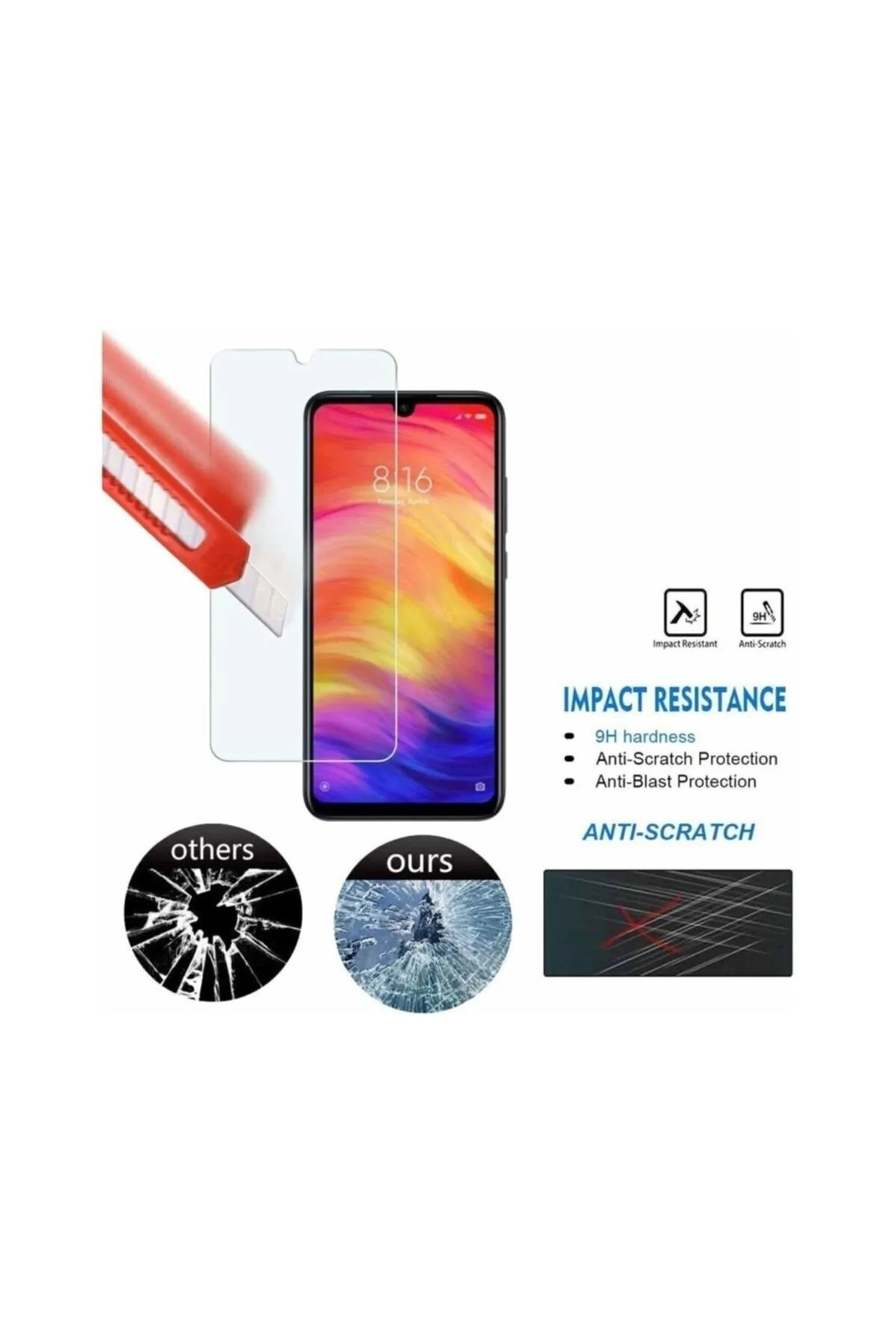 Just Cheap Store Samsung Galaxy A70 Uyumlu Premium Ekran Koruyucu 9H Sert Temperli
