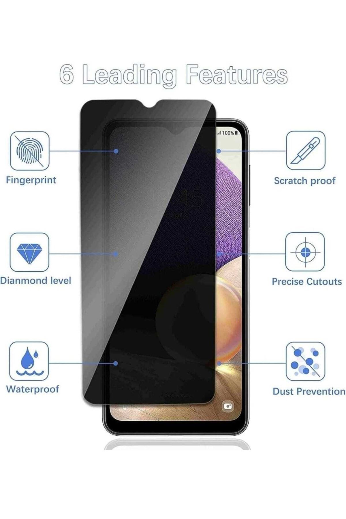 Samsung Galaxy A33 5g Uyumlu Tam Kapatan Mat Hayalet Ekran Koruyu