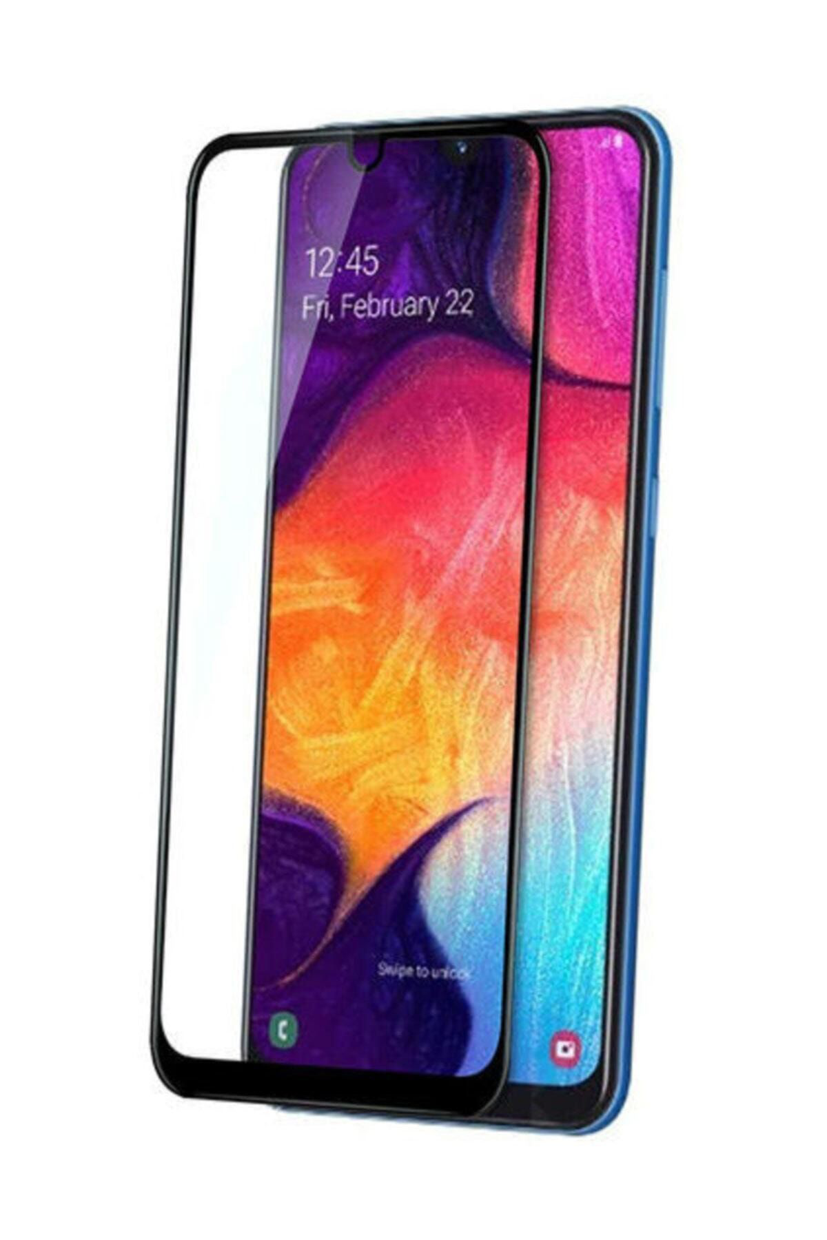 Samsung Galaxy A50 Kavisli Tam Kaplayan Zengin Çarşım Ekran Koruy