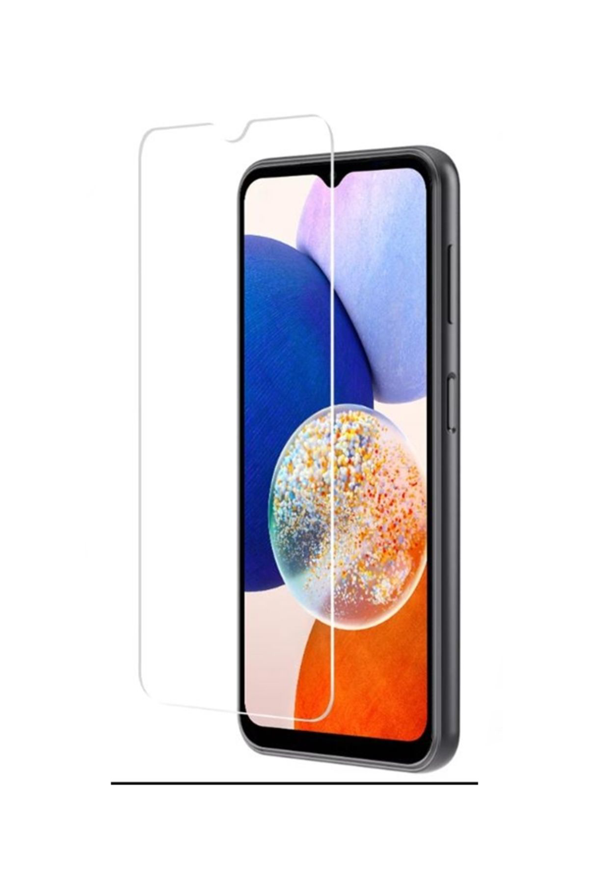 Samsung Galaxy A14 Uyumlu Tam Kaplayan Ekran Koruyucu - Darbe Önl