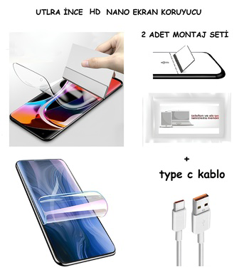 Samsung Galaxy J6 J600 Nano Ekran Koruyucu  Esnek MAT HAYALET + T