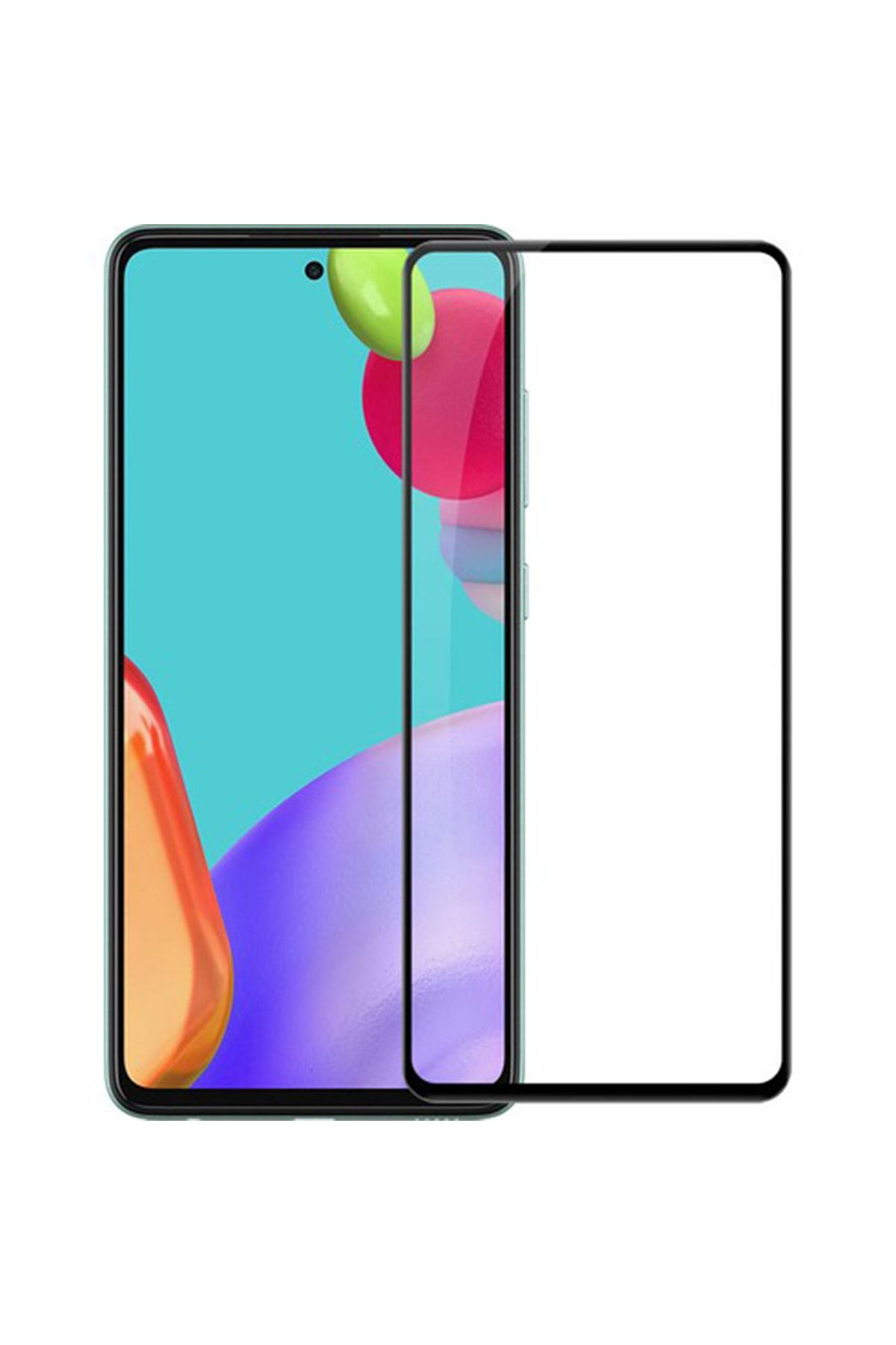 Samsung Galaxy A73 Uyumlu Seramik Nano Cam Esnek Tam Full Kaplaya