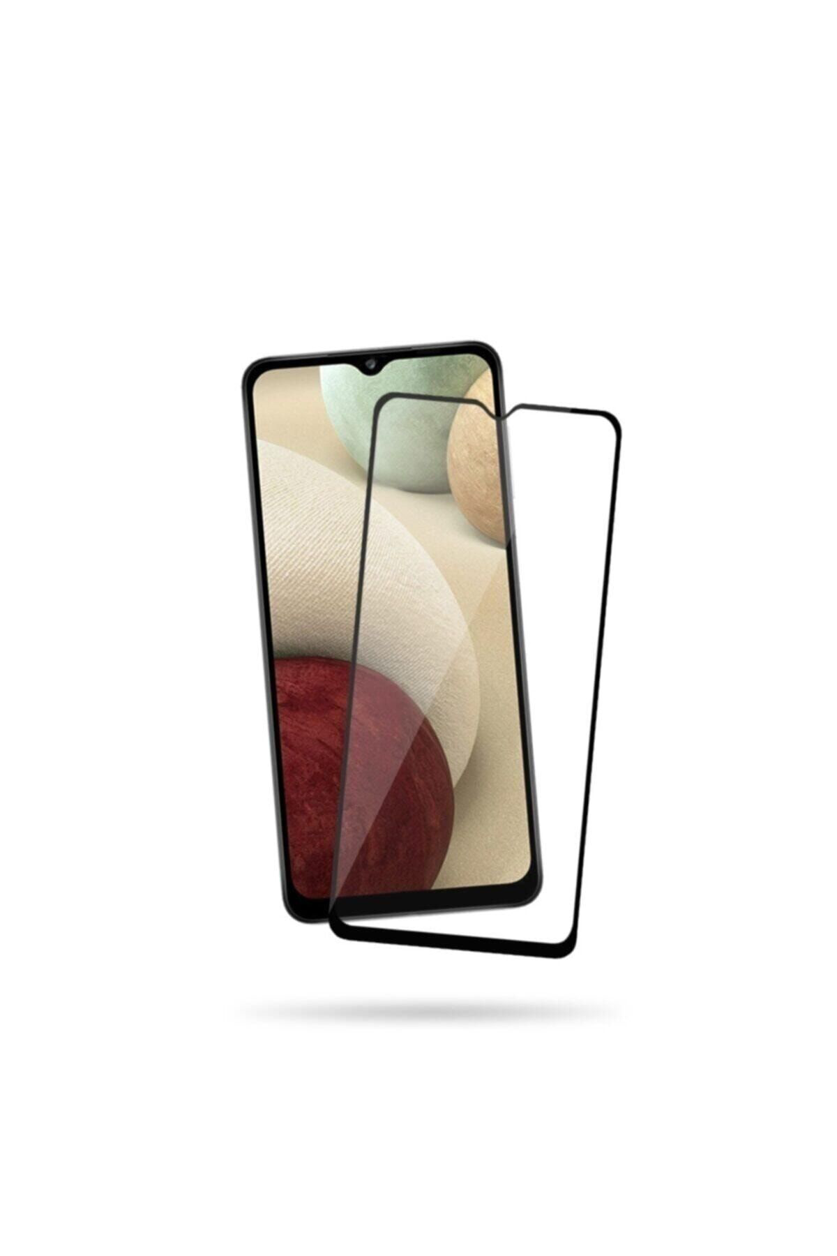 Samsung Galaxy A12 Uyumlu Tam Kapatanseramik Cam Ekran Koruyucu
