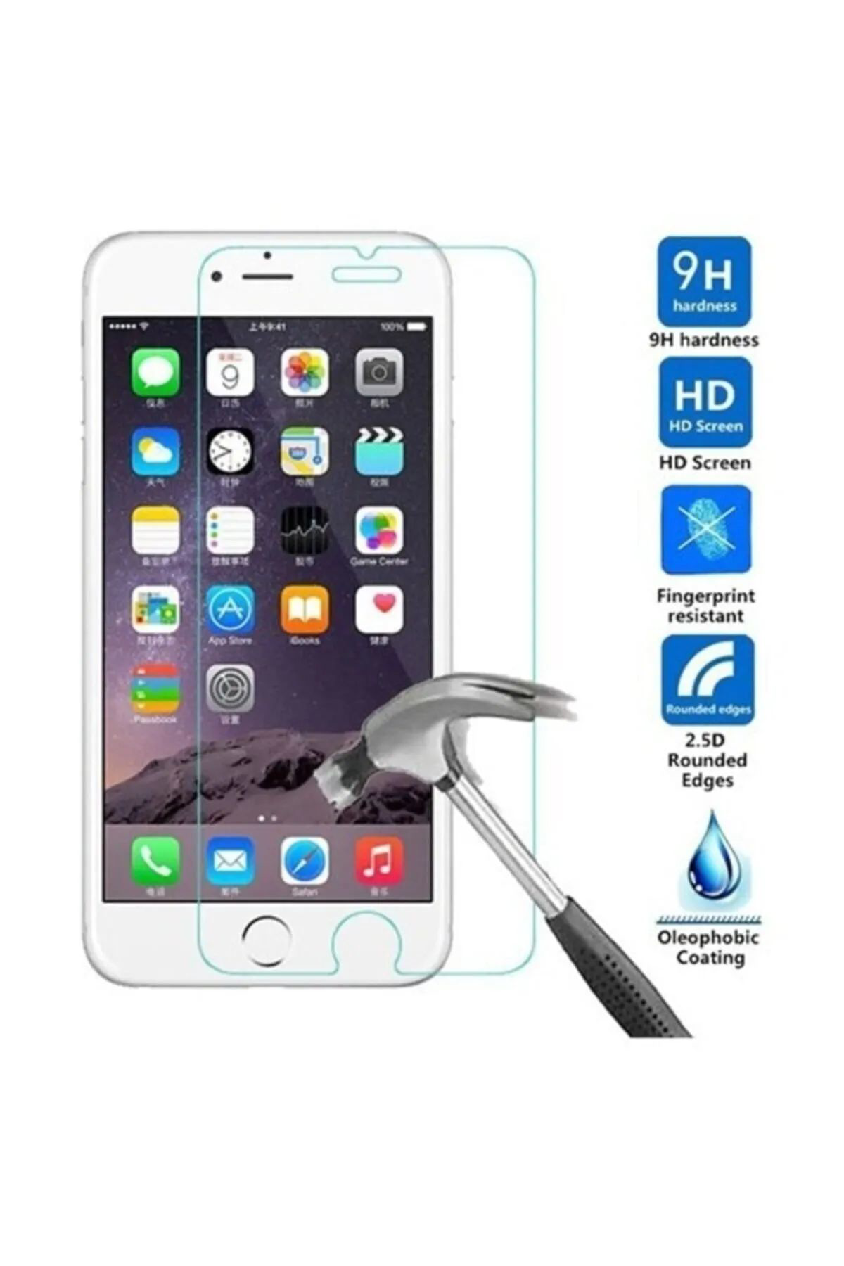 Just Cheap Store Samsung Galaxy A53 Uyumlu Premium Ekran Koruyucu 9H Sert Temperli