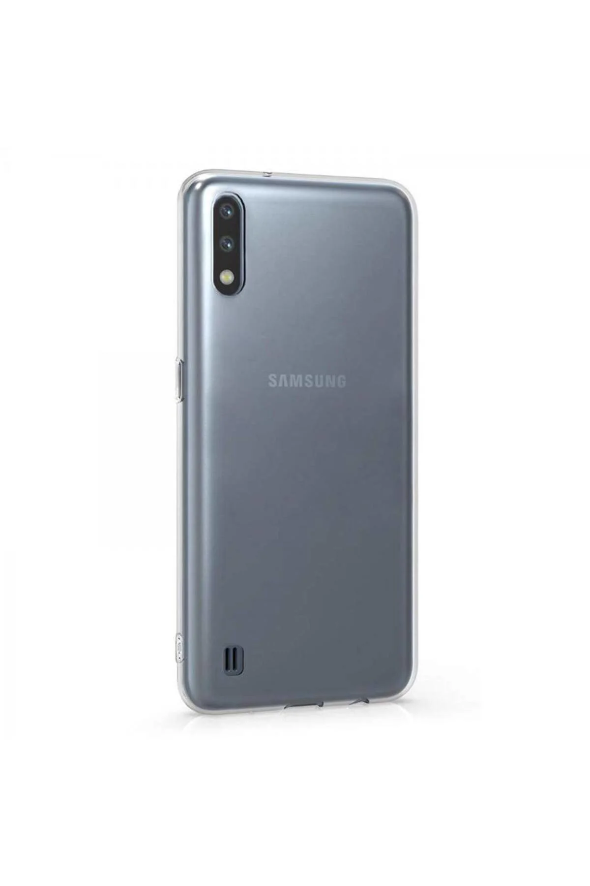 Samsung Galaxy A01 2.0 MM Korumalı Silikon Kılıf Şeffaf