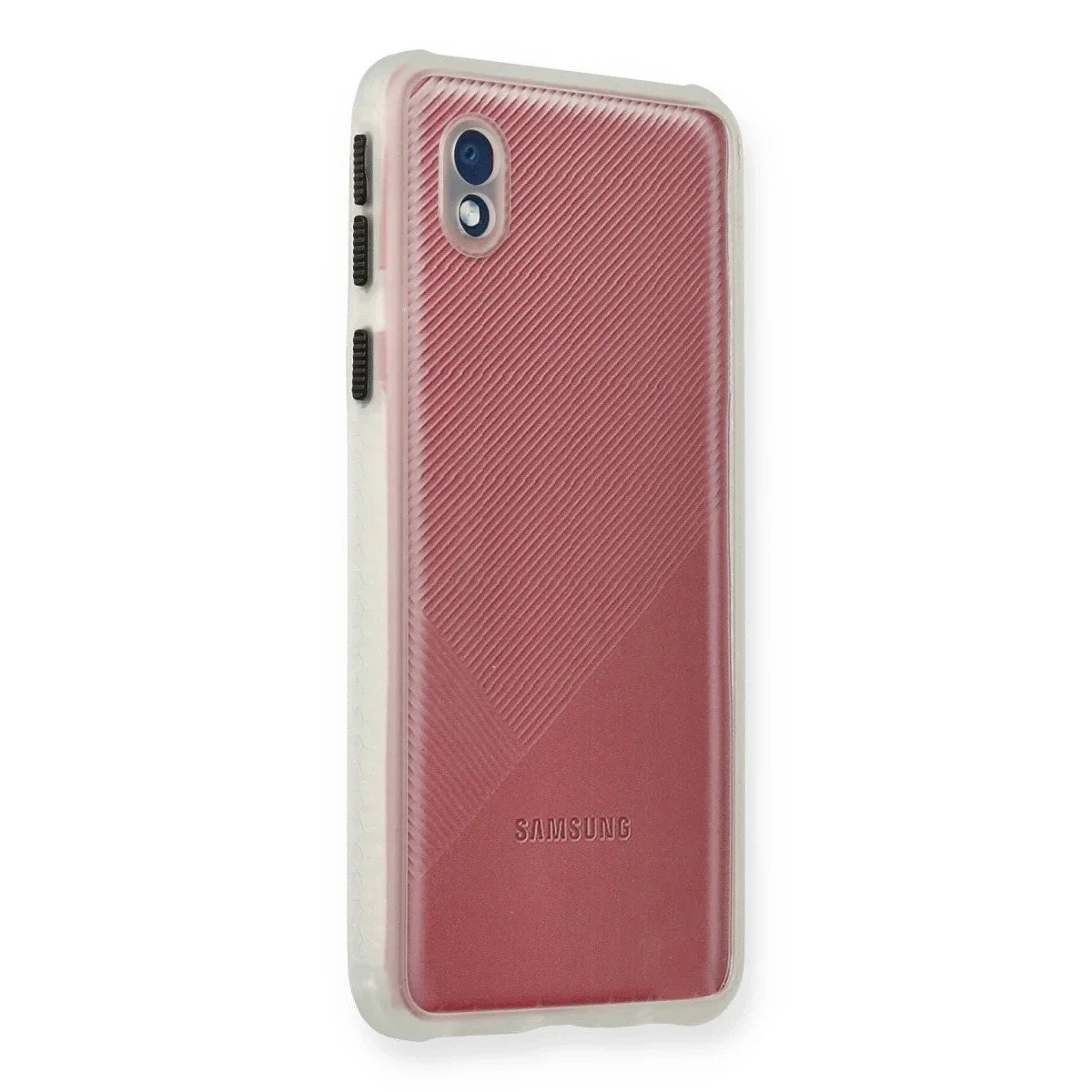 Samsung Galaxy A01 Core Kılıf Miami Şeffaf Silikon - Şeffaf