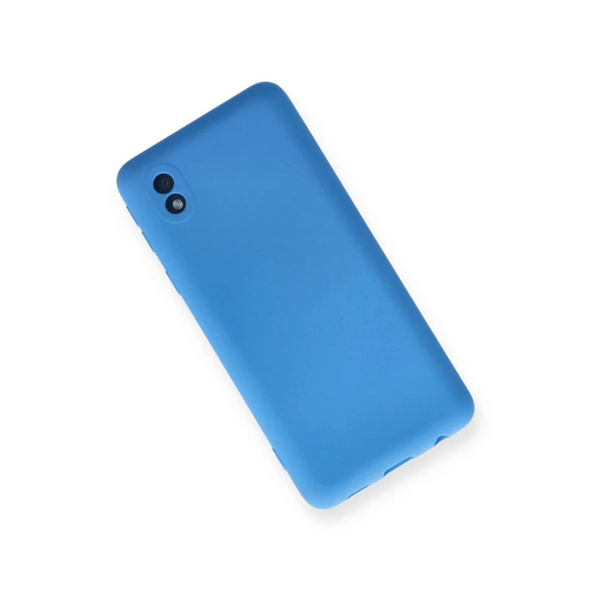 Samsung Galaxy A01 Core ile Uyumlu Nano İçi Kadife Silikon Kılıf - Mavi Fiyatı, Yorumları ve Özellikleri