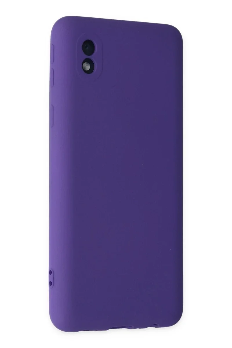 Samsung Galaxy A01 Core Kılıf Nano içi Kadife Silikon - Mor