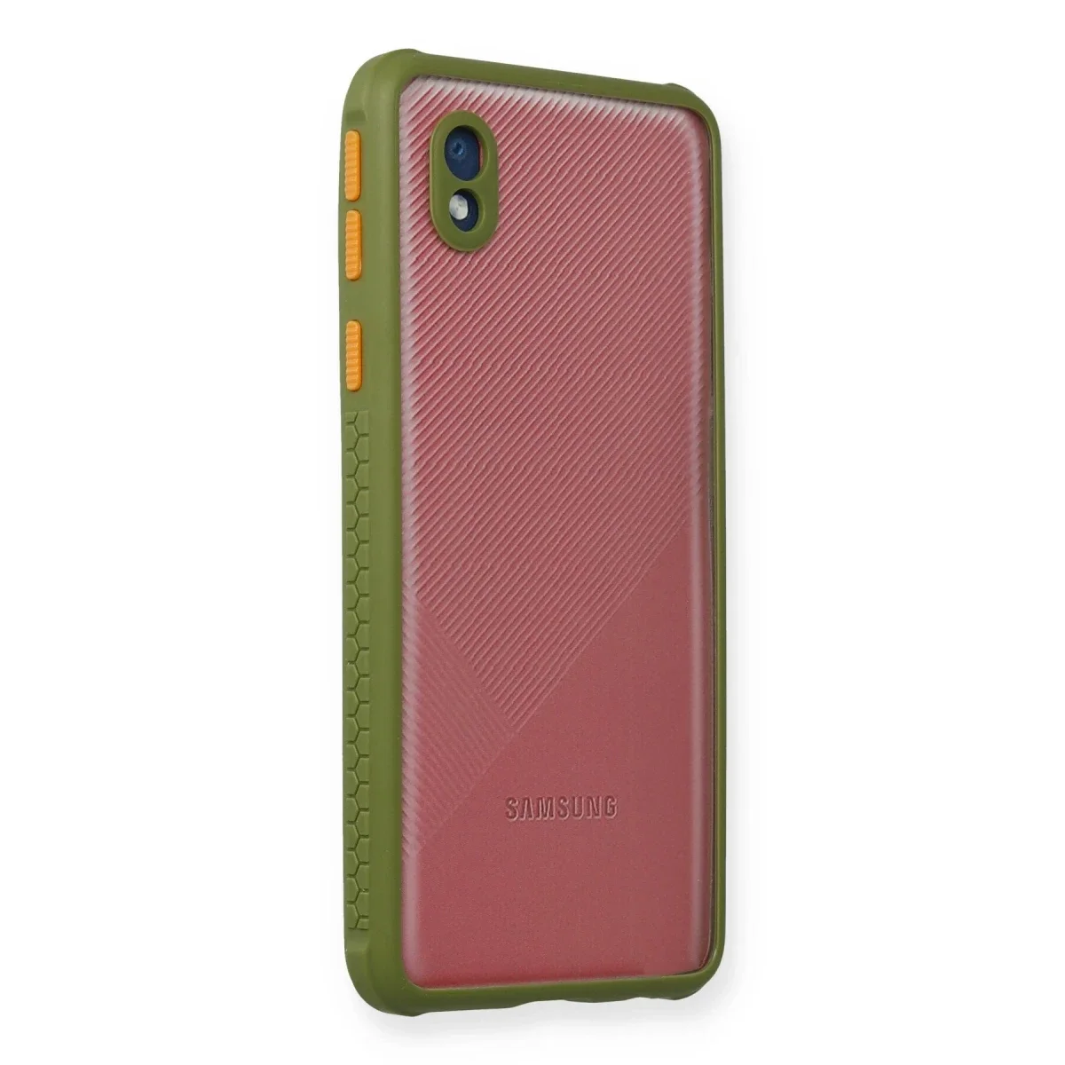 Samsung Galaxy A01 Core Kılıf Miami Şeffaf Silikon - Yeşil Samsung Galaxy A01 Core Kılıf Miami Şeffaf Silikon - Yeşil