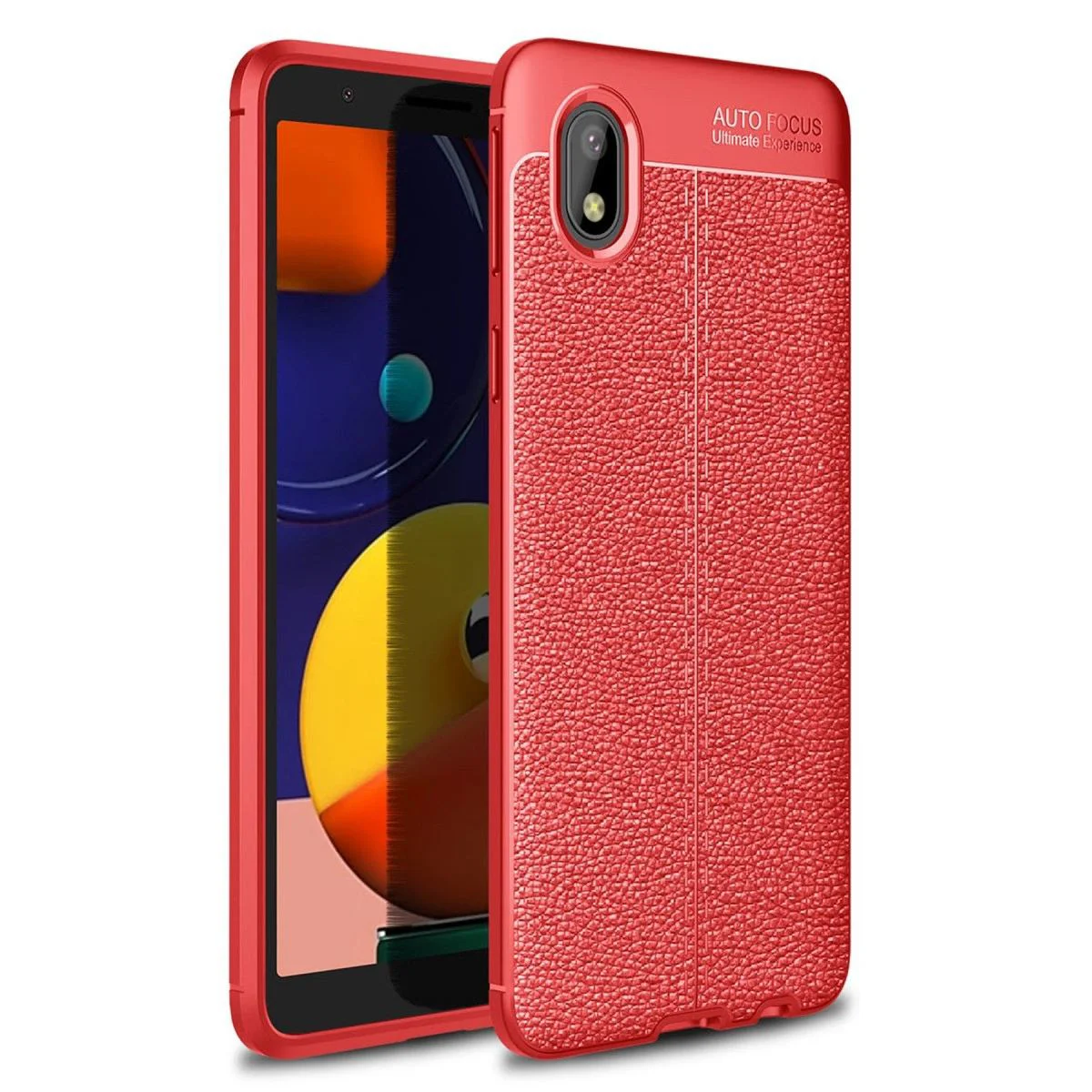 Samsung Galaxy A01 Core ile Uyumlu Auto Focus Silikon Kılıf - Kırmızı Samsung Galaxy A01 Core ile Uyumlu Auto Focus Silikon Kılıf - Kırmızı