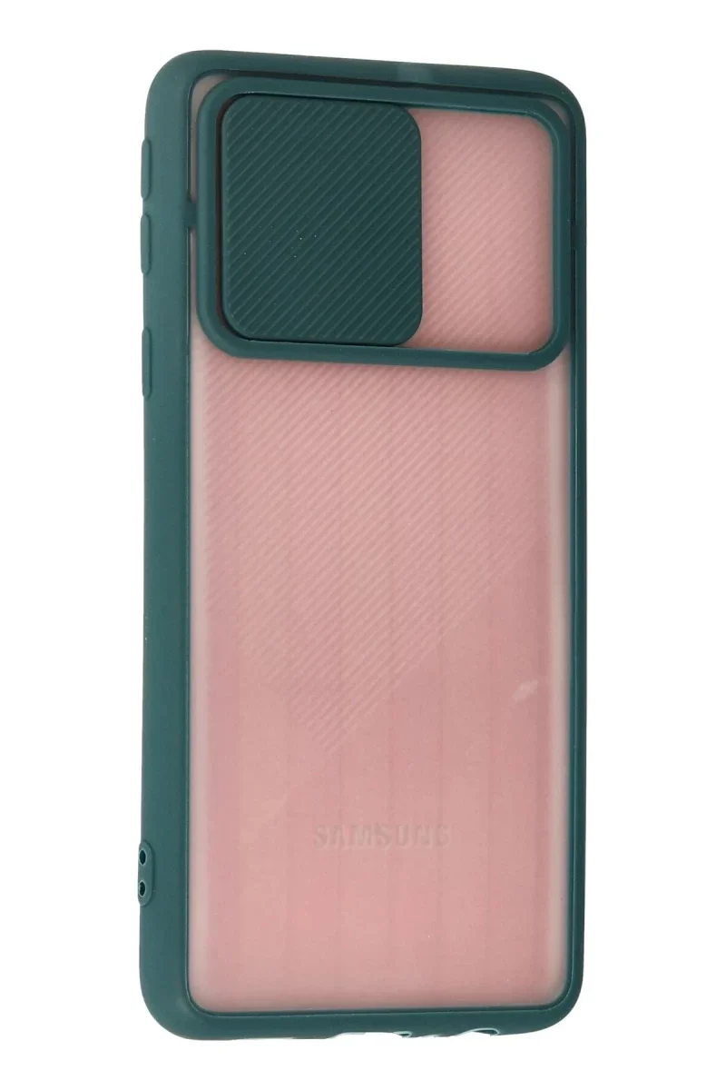 Samsung Galaxy A01 Core Kılıf Palm Buzlu Kamera Sürgülü Silikon - Yeşil Samsung Galaxy A01 Core Kılıf Palm Buzlu Kamera Sürgülü Silikon - Yeşil