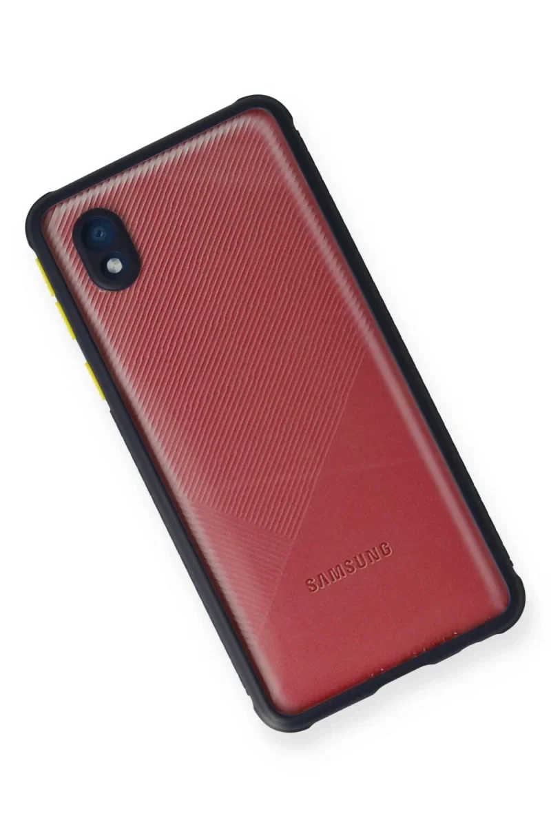 Samsung Galaxy A01 Core Kılıf Miami Şeffaf Silikon - Lacivert Samsung Galaxy A01 Core Kılıf Miami Şeffaf Silikon - Lacivert