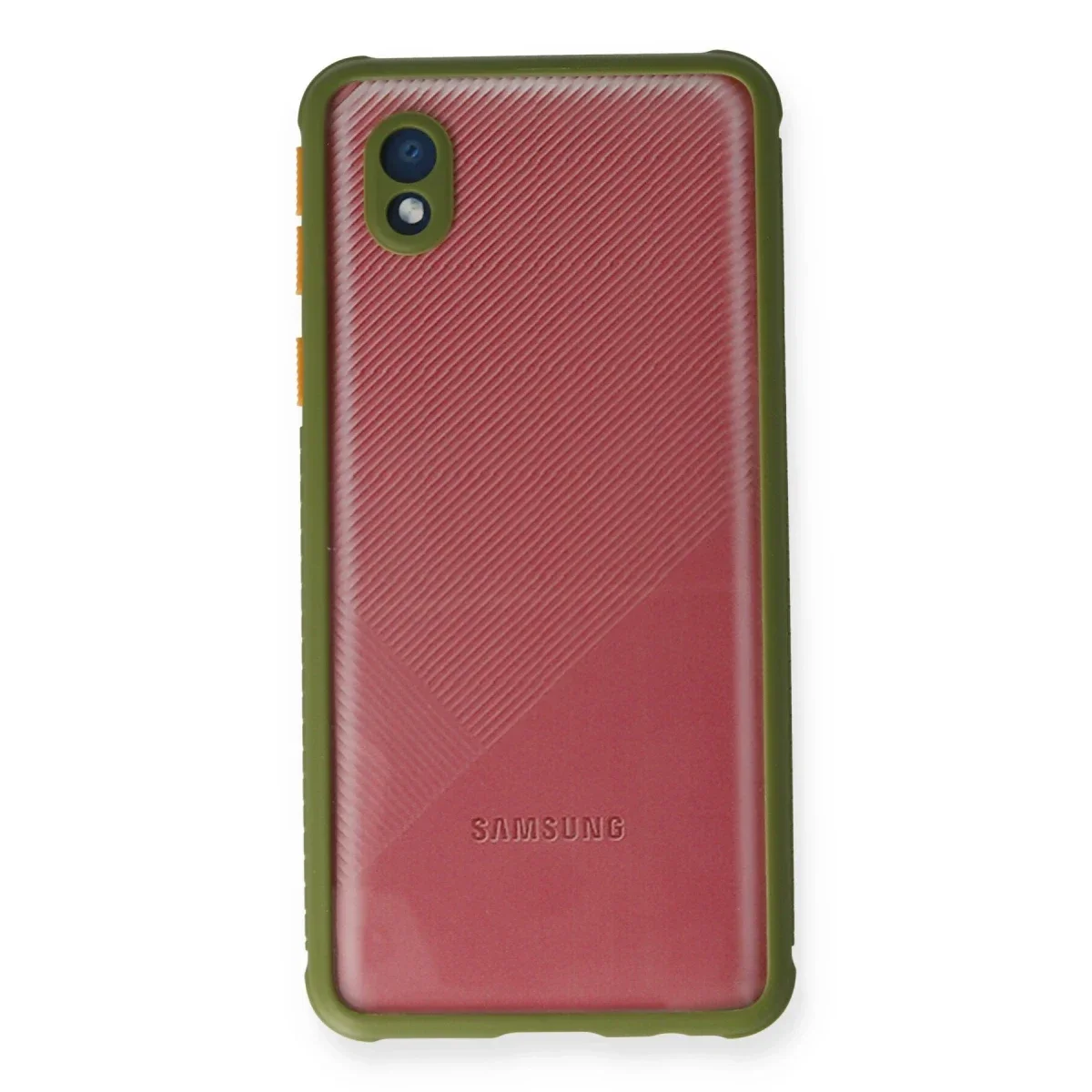 Samsung Galaxy A01 Core Kılıf Miami Şeffaf Silikon - Yeşil Samsung Galaxy A01 Core Kılıf Miami Şeffaf Silikon - Yeşil