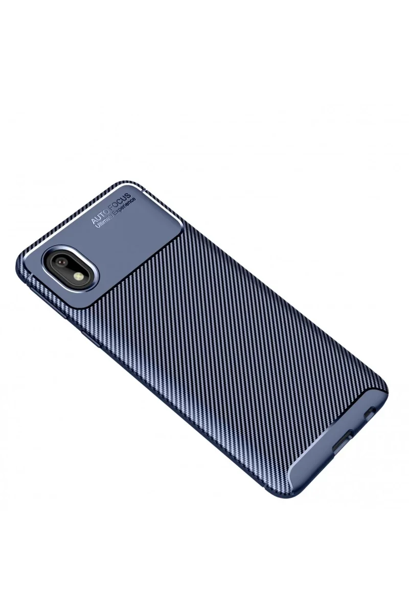 Samsung Galaxy A01 Core Kılıf Auto Focus Karbon Kapak - Lacivert Fiyatı, Yorumları ve Özellikleri