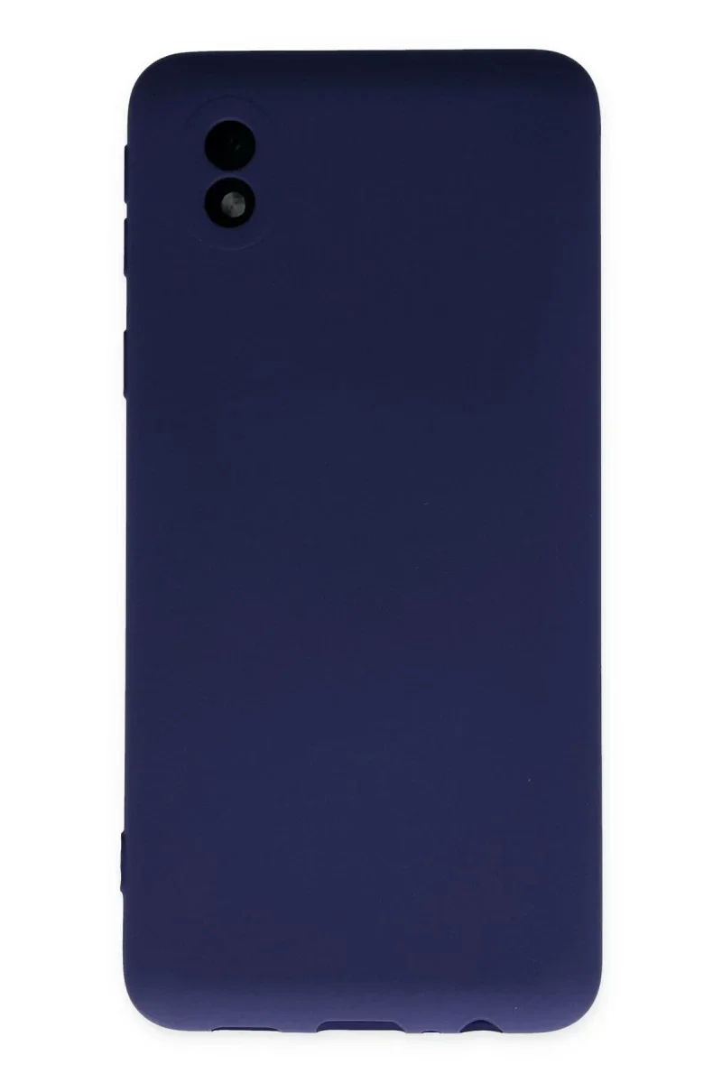 Samsung Galaxy A01 Core Kılıf Nano içi Kadife Silikon - Lacivert