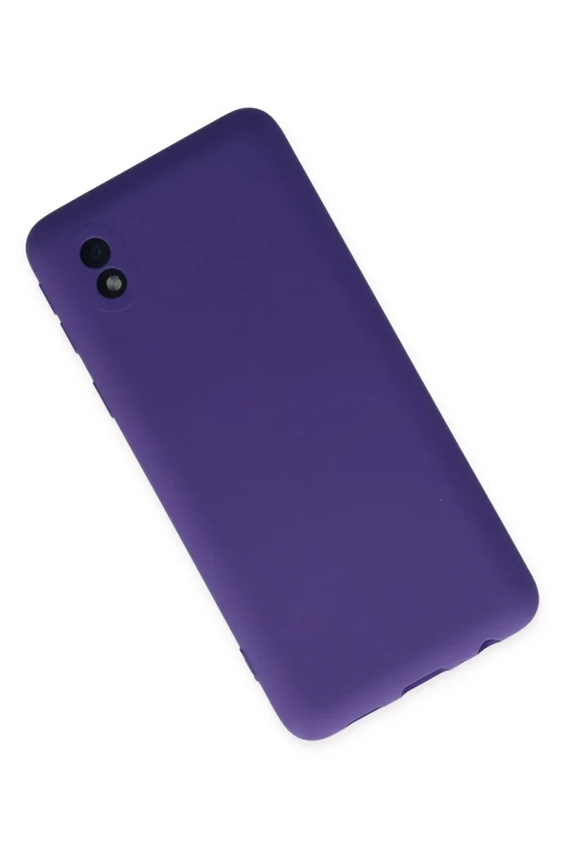 Samsung Galaxy A01 Core Kılıf Nano içi Kadife Silikon - Mor