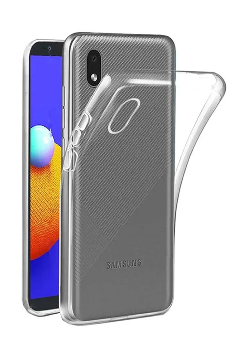 Samsung Galaxy A01 Core Kılıf Lüx Şeffaf Silikon Samsung Galaxy A01 Core Kılıf Lüx Şeffaf Silikon