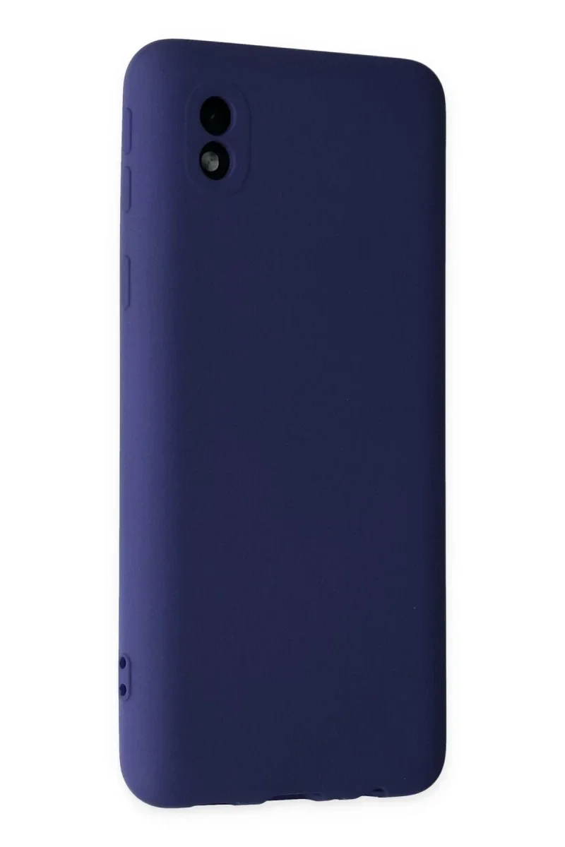 Samsung Galaxy A01 Core Kılıf Nano içi Kadife Silikon - Lacivert