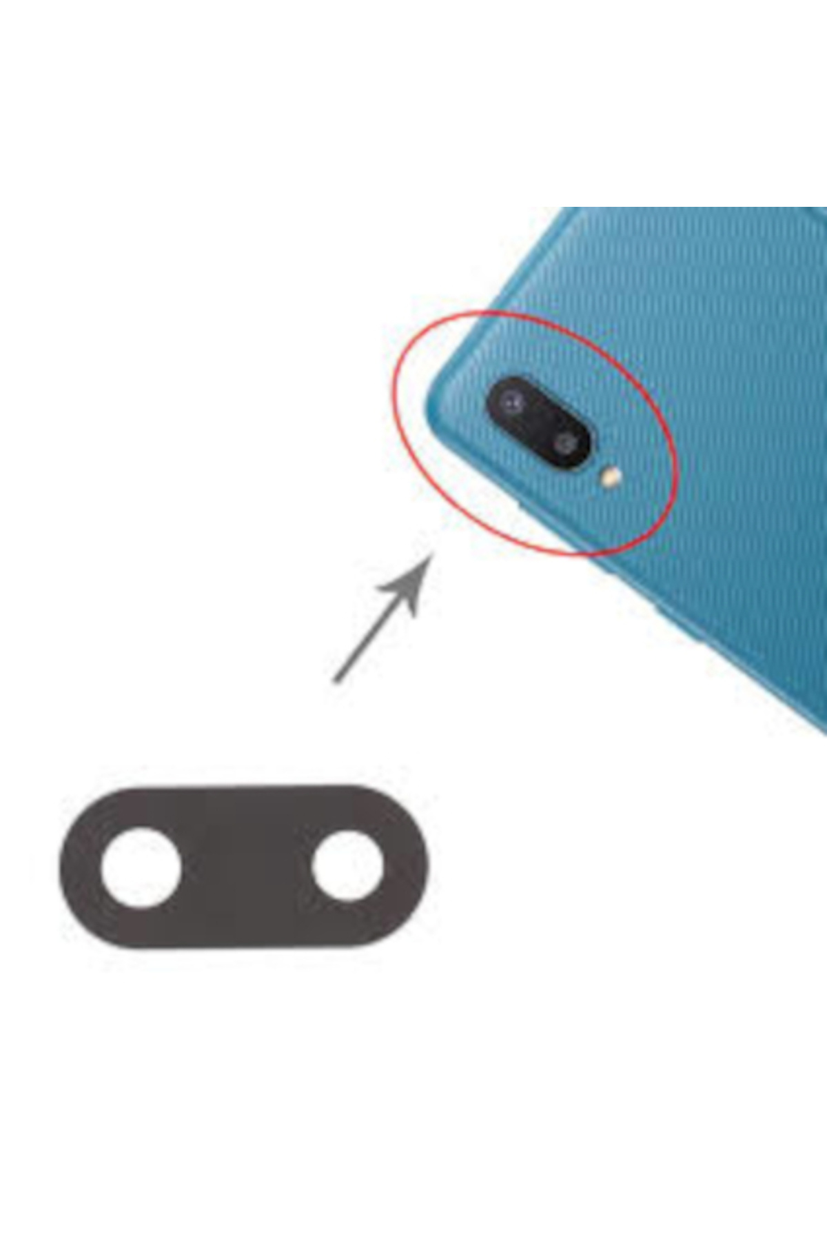 Samsung Galaxy A02 Arka Kamera Lens Camı