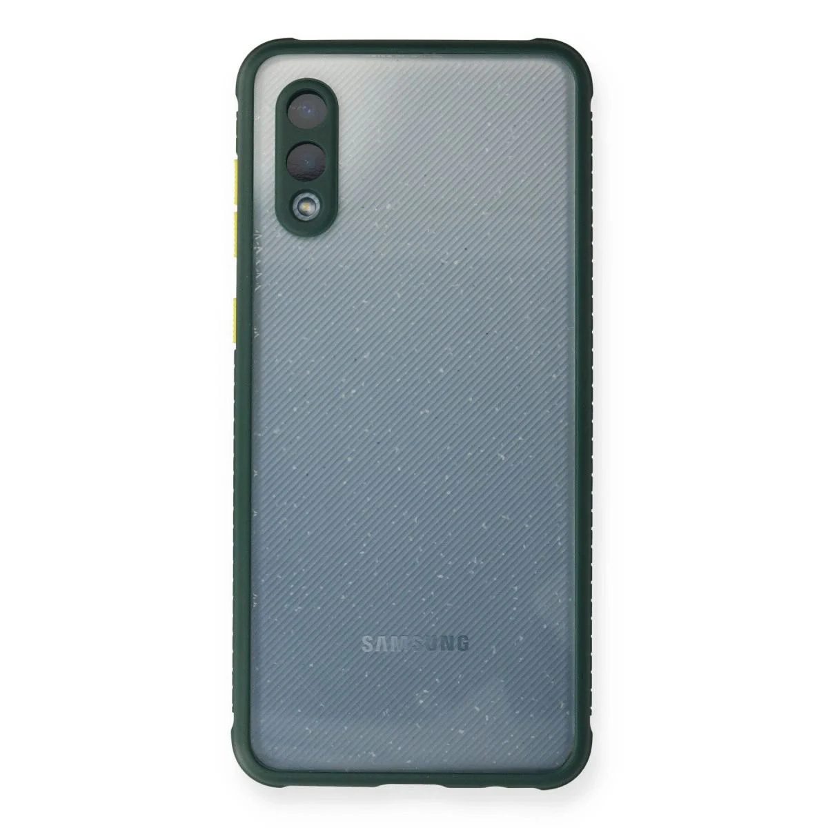 Samsung Galaxy A02 ile Uyumlu Miami Şeffaf Silikon Kılıf - Koyu Yeşil Darbe Korumalı Fiyatı, Yorumları ve Özellikleri