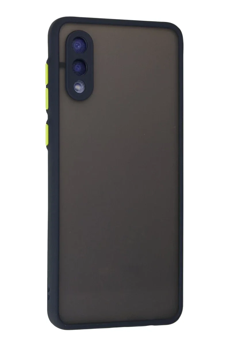 Samsung Galaxy A02 Kılıf Montreal Silikon Kapak - Lacivert Samsung Galaxy A02 Kılıf Montreal Silikon Kapak - Lacivert