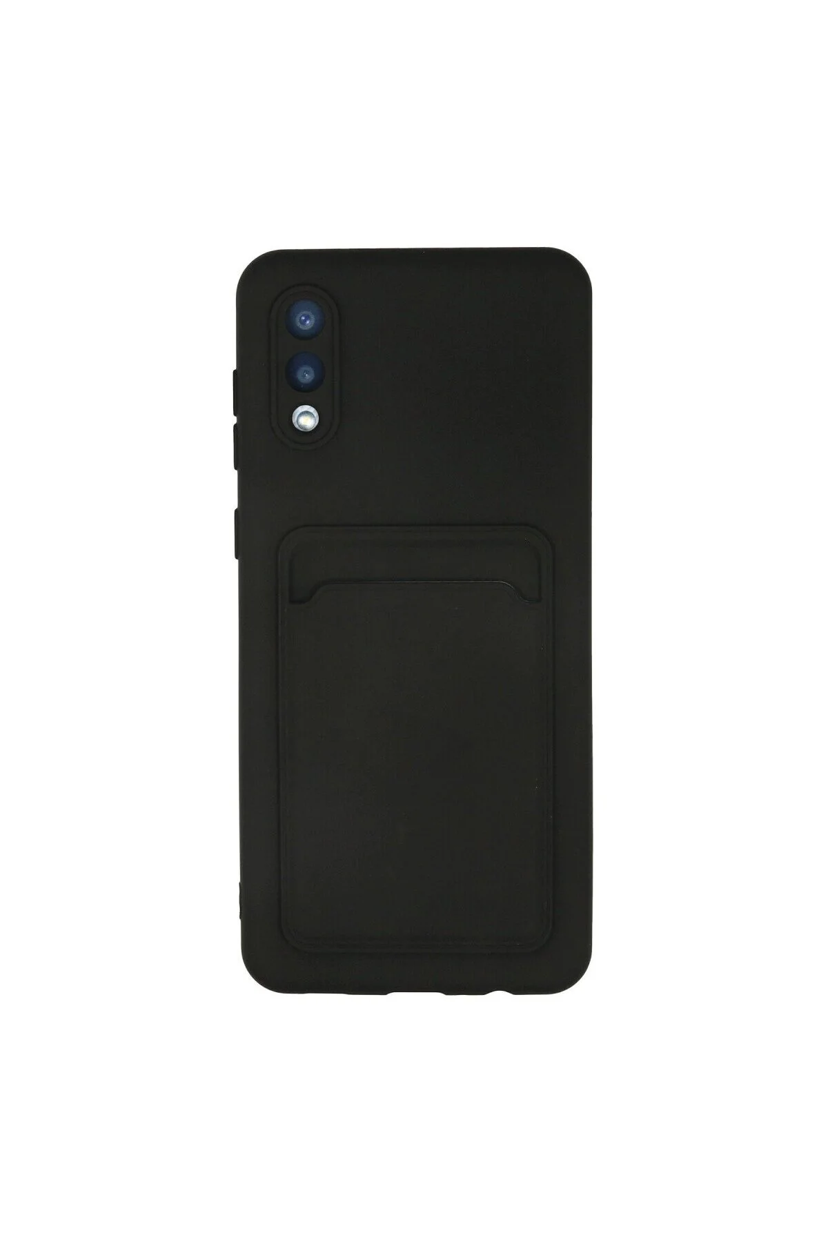 Samsung Galaxy A02 Kılıf Kelvin Kartvizitli Silikon - Siyah Samsung Galaxy A02 Kılıf Kelvin Kartvizitli Silikon - Siyah