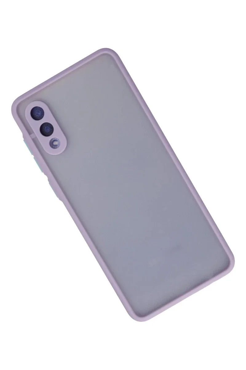Samsung Galaxy A02 Kılıf Montreal Silikon Kapak - Mor Samsung Galaxy A02 Kılıf Montreal Silikon Kapak - Mor