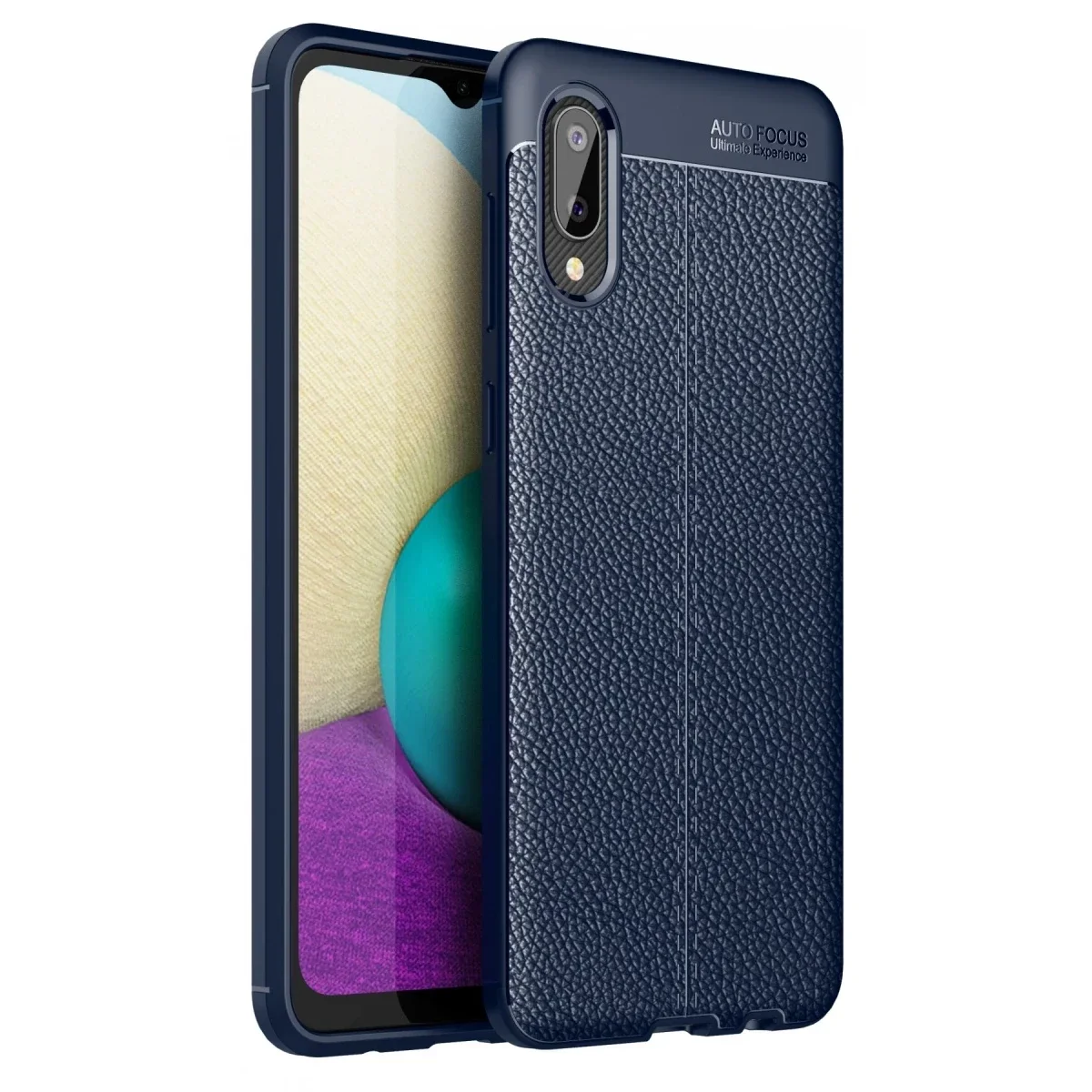 Samsung Galaxy A02 Kılıf Auto Focus Kapak - Lacivert