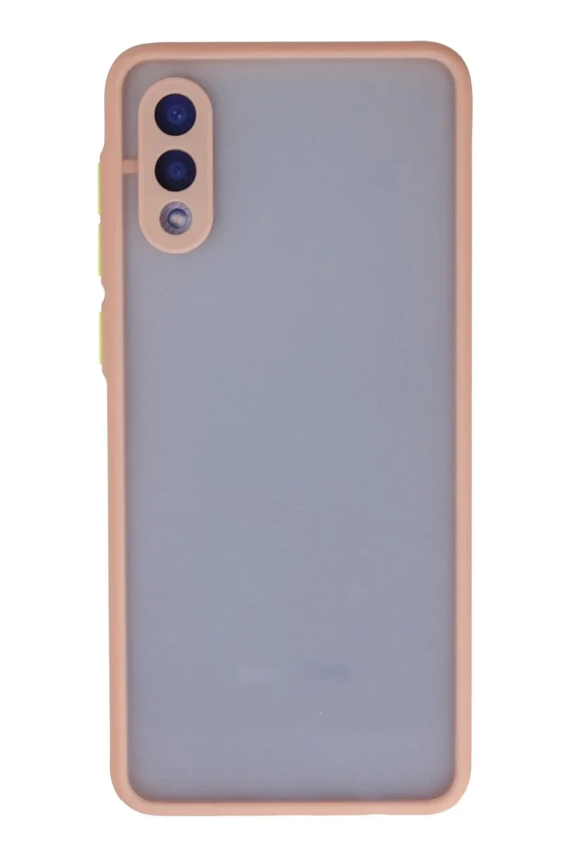 Samsung Galaxy A02 Kılıf Montreal Silikon Kapak - Pembe Samsung Galaxy A02 Kılıf Montreal Silikon Kapak - Pembe