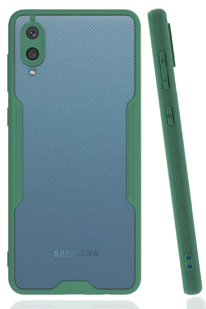 Samsung Galaxy A02 Kılıf Platin Silikon - Yeşil Samsung Galaxy A02 Kılıf Platin Silikon - Yeşil