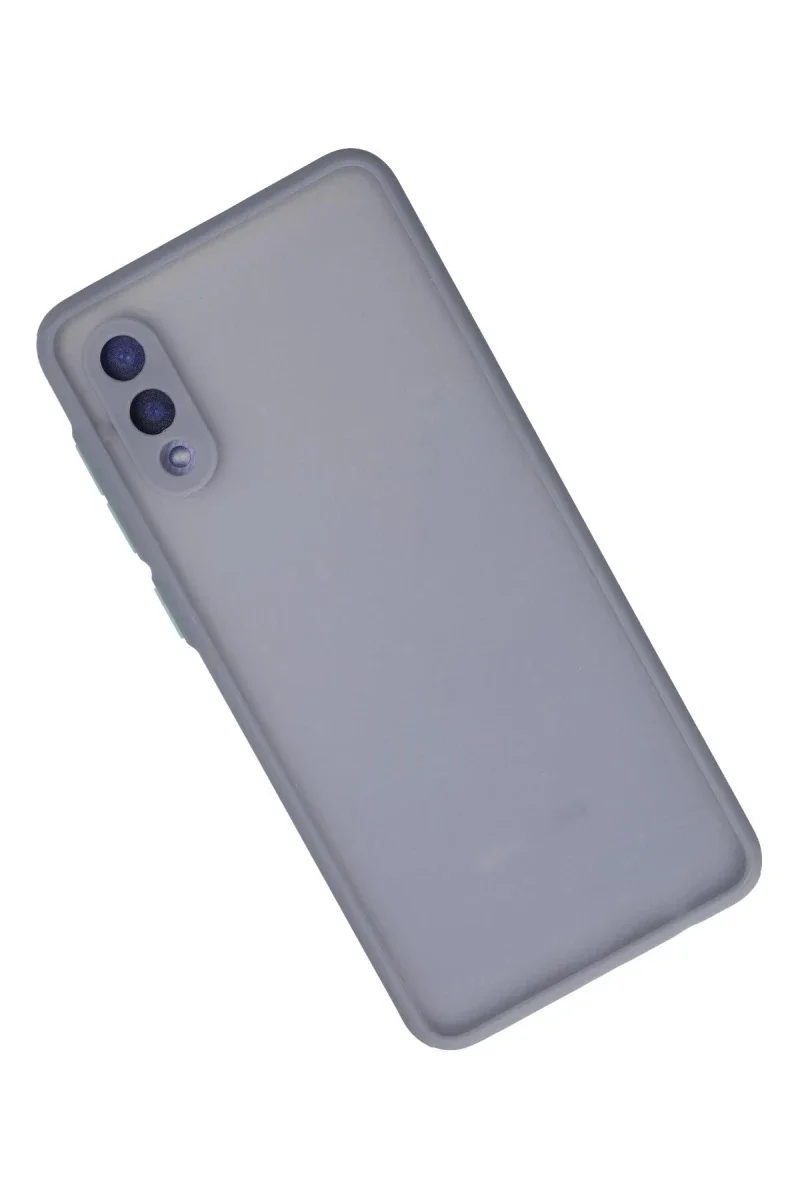 Samsung Galaxy A02 Kılıf Montreal Silikon Kapak - Gri Samsung Galaxy A02 Kılıf Montreal Silikon Kapak - Gri
