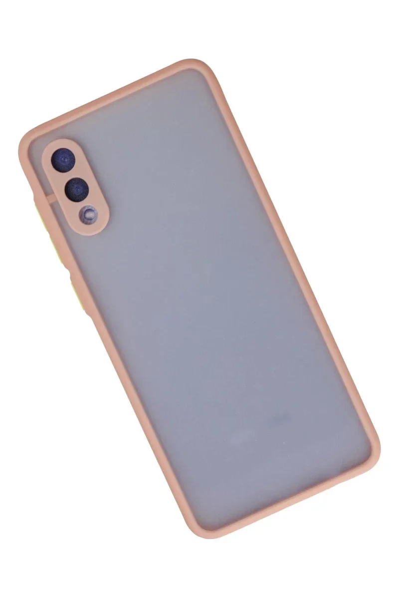 Samsung Galaxy A02 Kılıf Montreal Silikon Kapak - Pembe Samsung Galaxy A02 Kılıf Montreal Silikon Kapak - Pembe