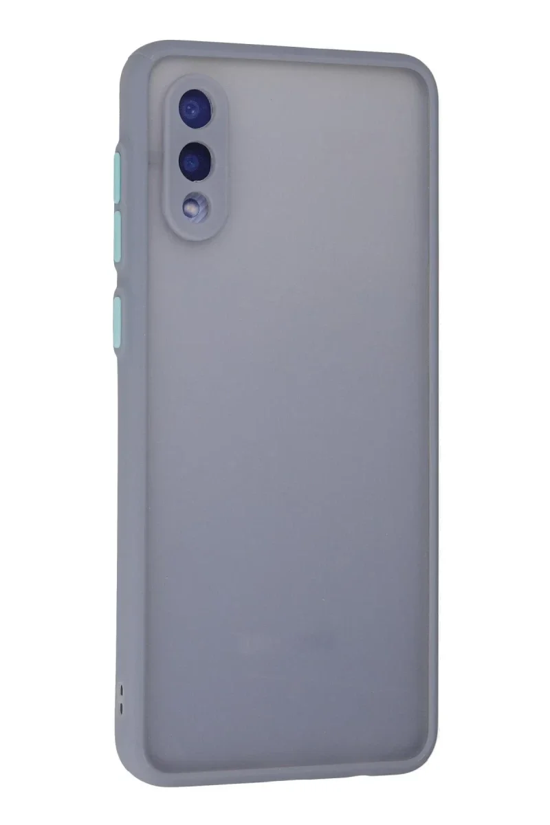 Samsung Galaxy A02 Kılıf Montreal Silikon Kapak - Gri Samsung Galaxy A02 Kılıf Montreal Silikon Kapak - Gri