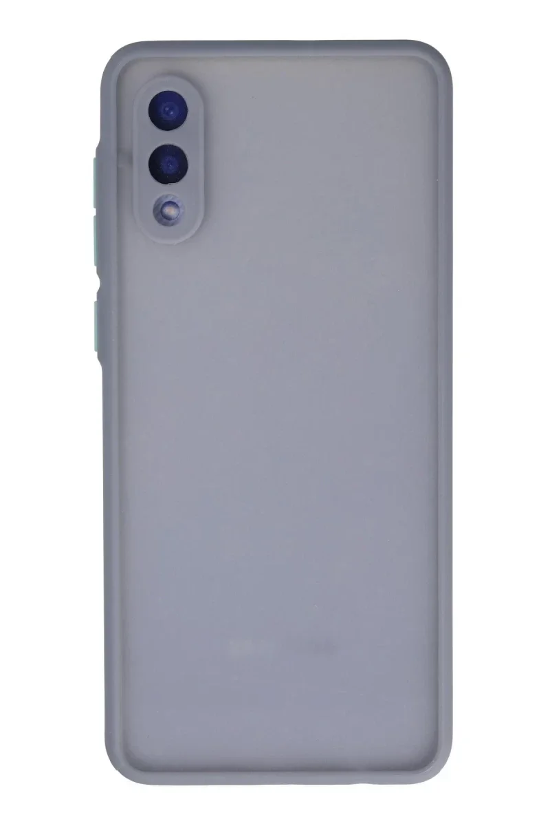 Samsung Galaxy A02 Kılıf Montreal Silikon Kapak - Gri Samsung Galaxy A02 Kılıf Montreal Silikon Kapak - Gri