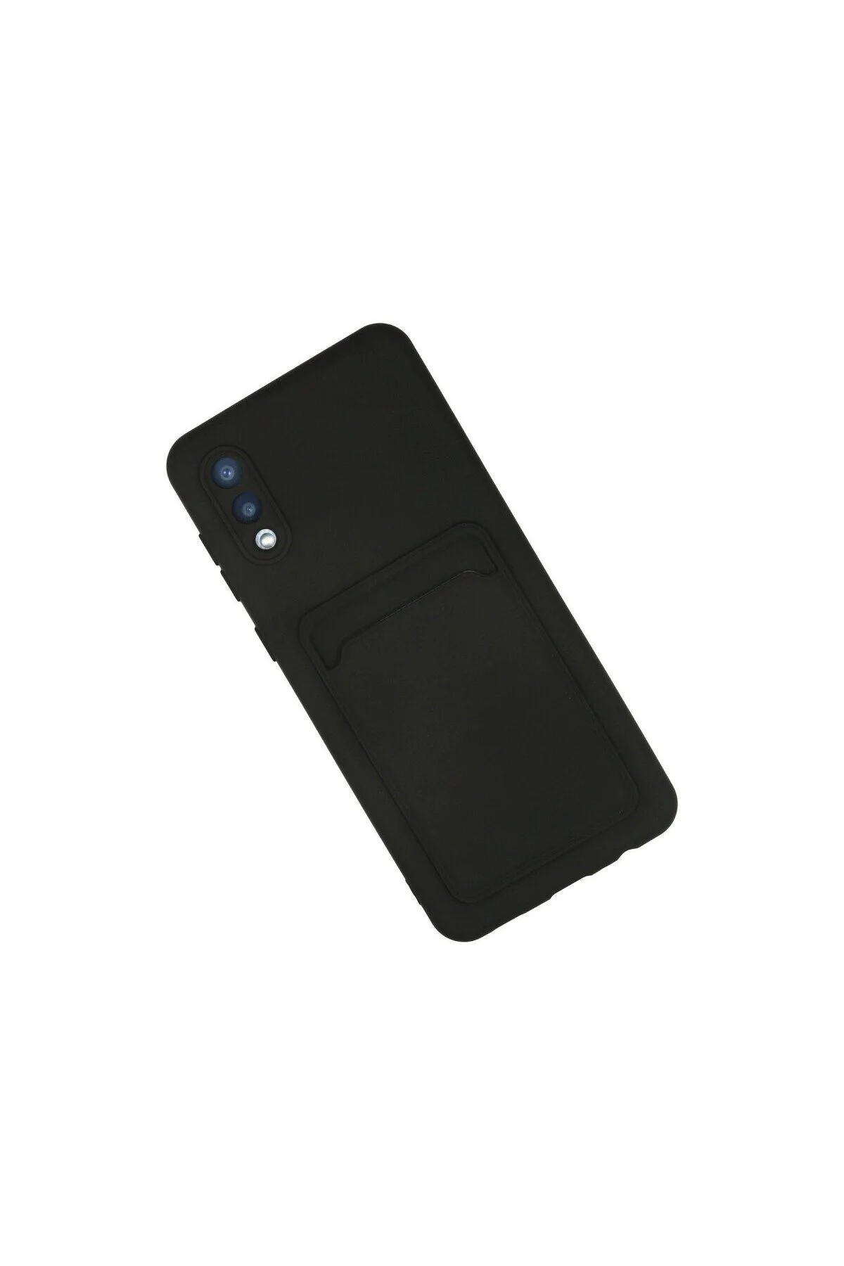 Samsung Galaxy A02 Kılıf Kelvin Kartvizitli Silikon - Siyah Samsung Galaxy A02 Kılıf Kelvin Kartvizitli Silikon - Siyah