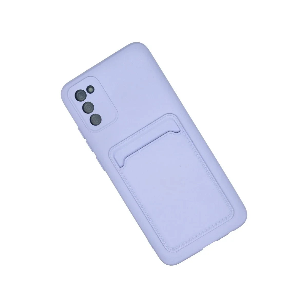 Samsung Galaxy A02S Kılıf Kelvin Kartvizitli Silikon - Lila Samsung Galaxy A02S Kılıf Kelvin Kartvizitli Silikon - Lila