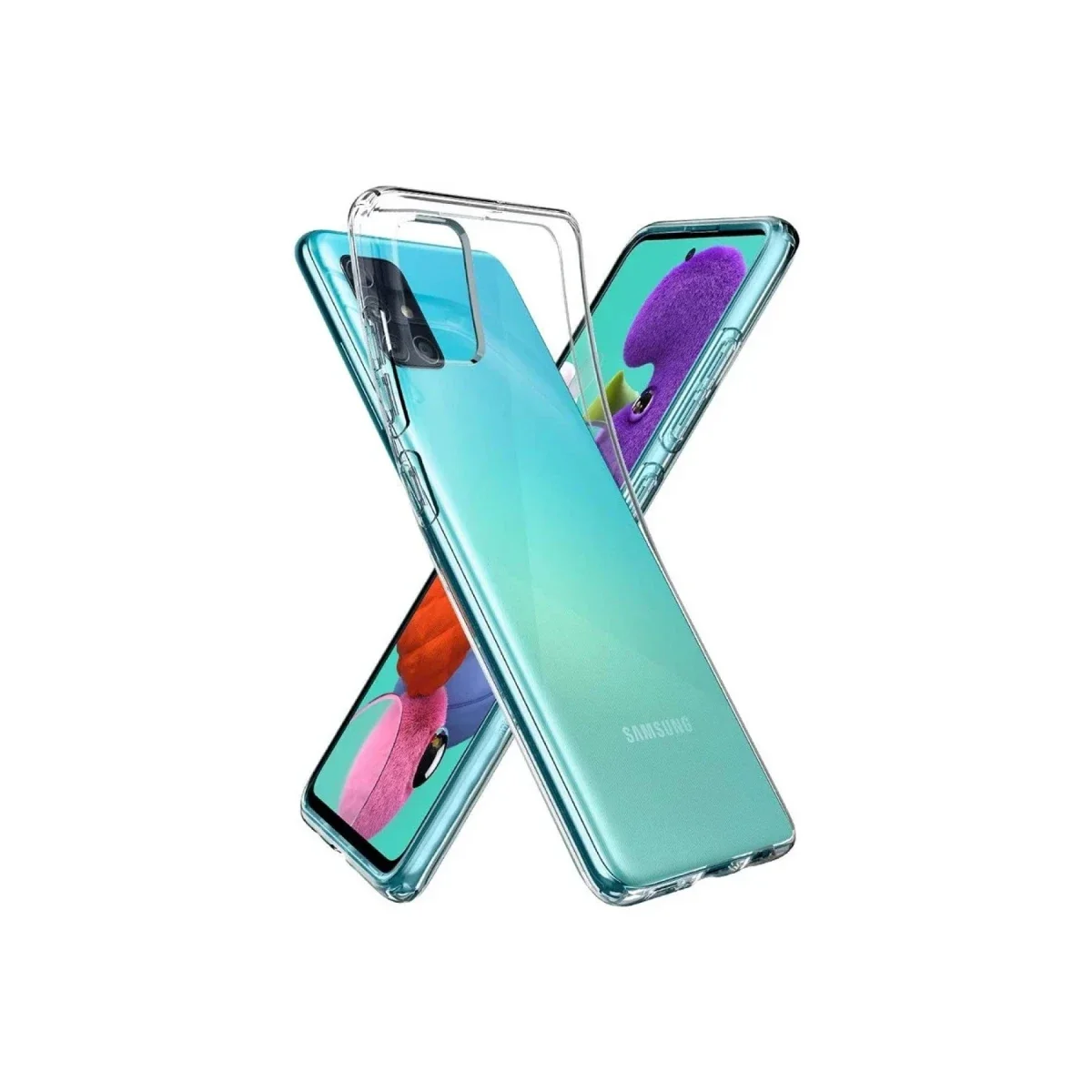 Samsung Galaxy A02S Kılıf Lüx Şeffaf Silikon Samsung Galaxy A02S Kılıf Lüx Şeffaf Silikon
