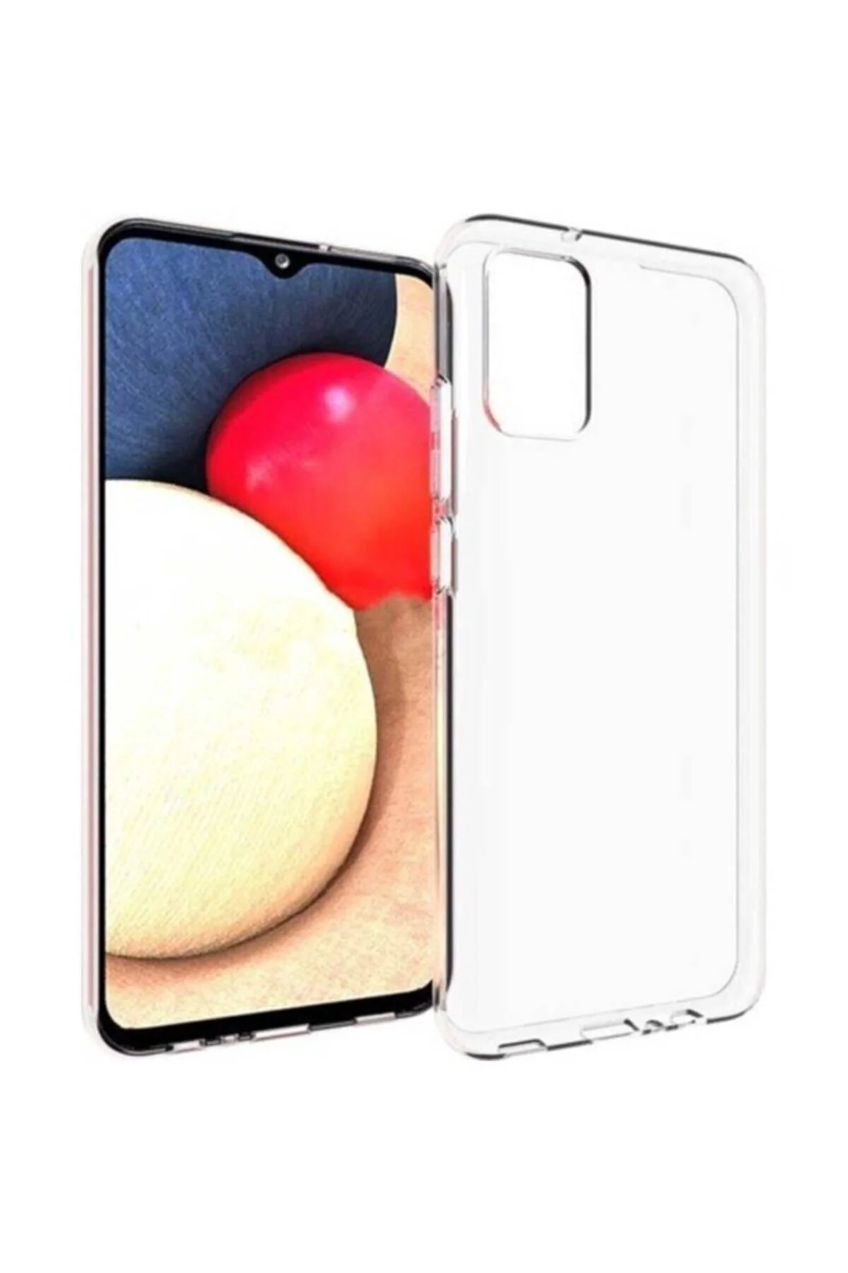 Samsung Galaxy A02S Premium Silikon Kılıf Şeffaf