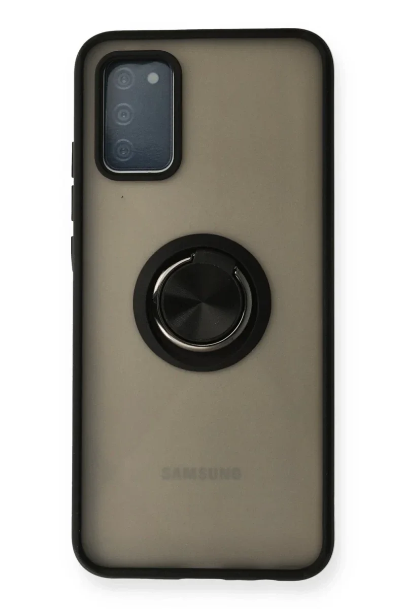 Samsung Galaxy A02S Kılıf Montreal Yüzüklü Silikon Kapak - Siyah Fiyatı, Yorumları ve Özellikleri