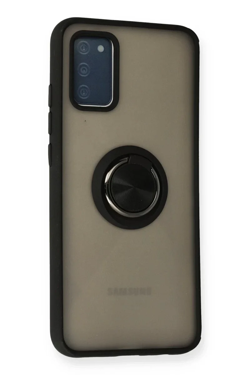 Samsung Galaxy A02S Kılıf Montreal Yüzüklü Silikon Kapak - Siyah Fiyatı, Yorumları ve Özellikleri