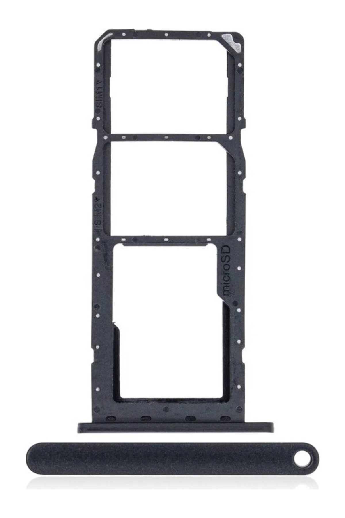Samsung Galaxy A02S Uyumlu Sim Kart Tepsisi SM-A025F Beyaz