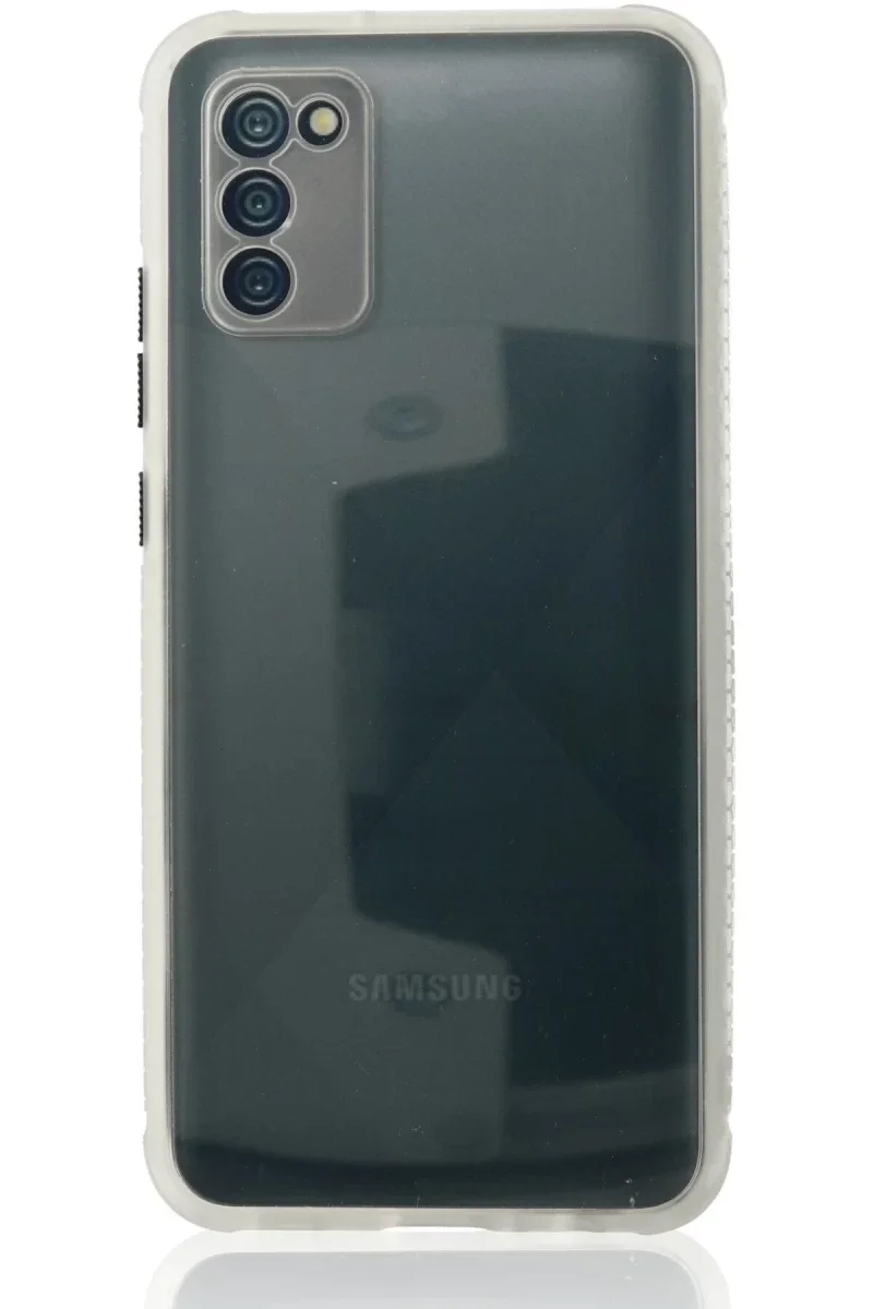 Samsung Galaxy A02S Kılıf Miami Şeffaf Silikon - Şeffaf