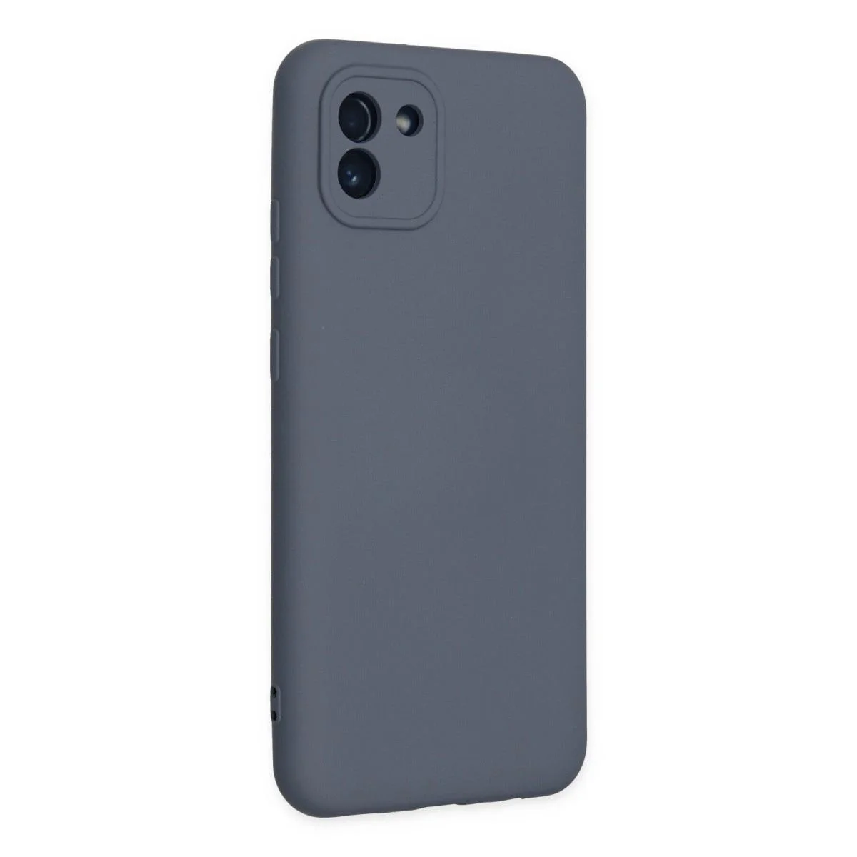 Samsung Galaxy A03 ile Uyumlu Nano İçli Kadifeli Silikon Kılıf - Gri Fiyatı, Yorumları ve Özellikleri
