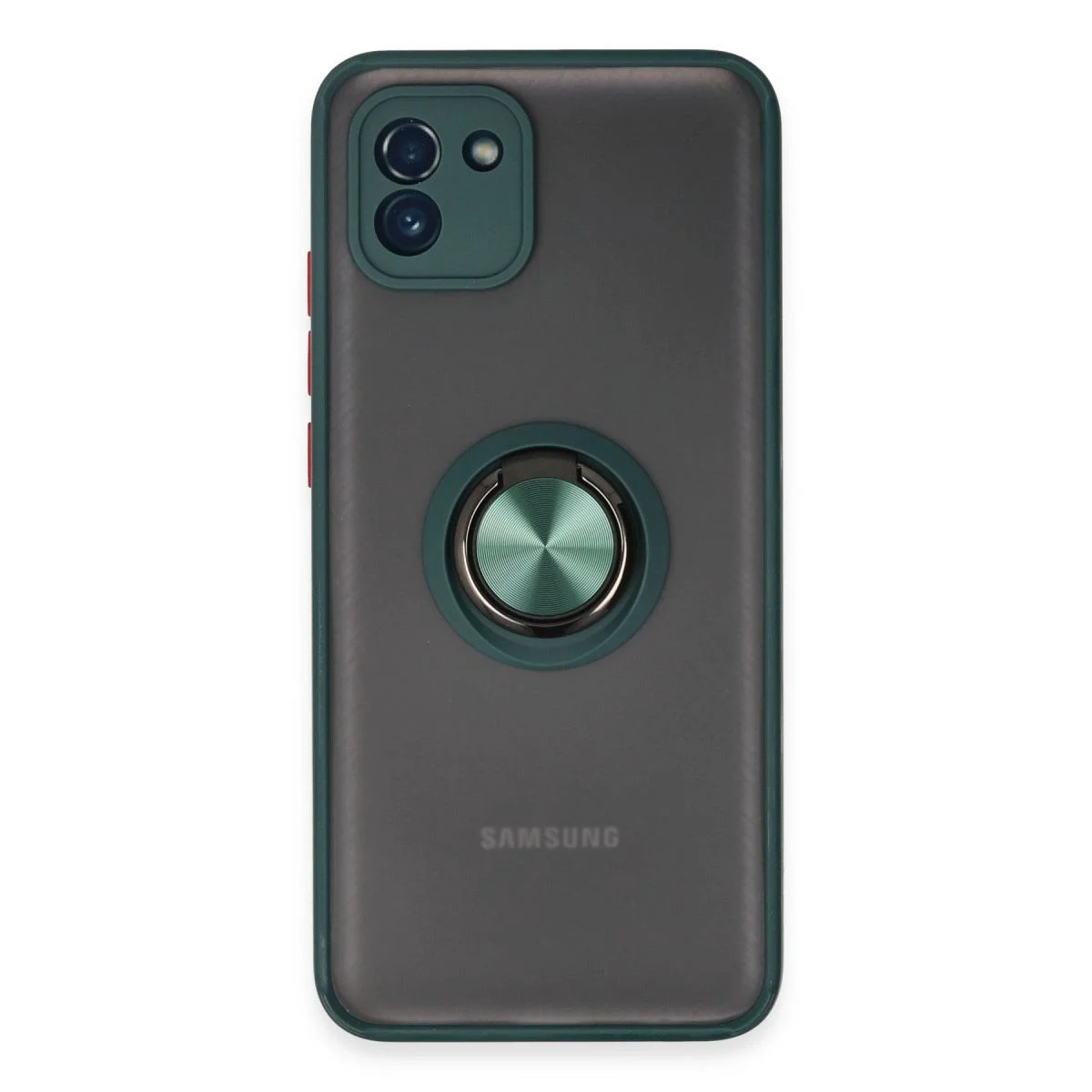 Samsung Galaxy A03 ile Uyumlu Montreal Yüzüklü Silikon Kılıf - Yeşil, Darbe Korumalı ve Standlı Fiyatı, Yorumları ve Özellikleri