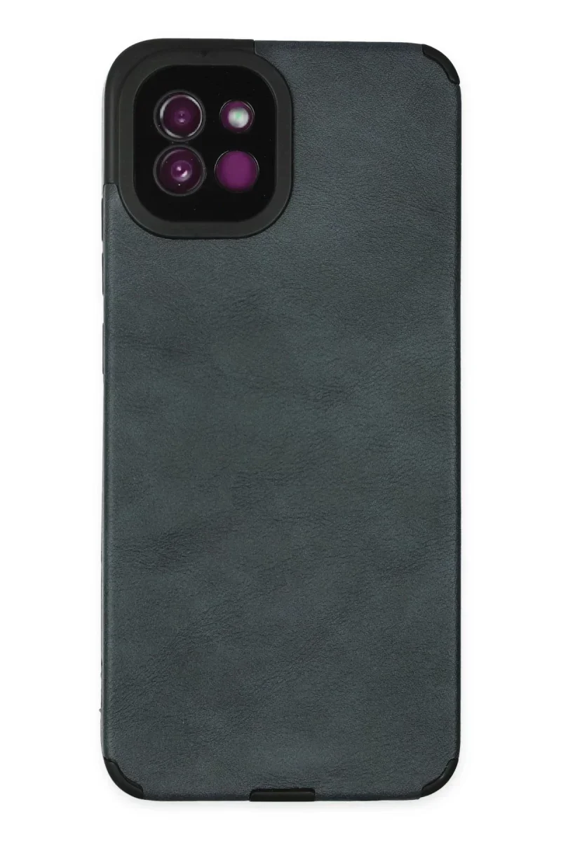 Samsung Galaxy A03 Kılıf Loop Deri Silikon - Lacivert Samsung Galaxy A03 Kılıf Loop Deri Silikon - Lacivert