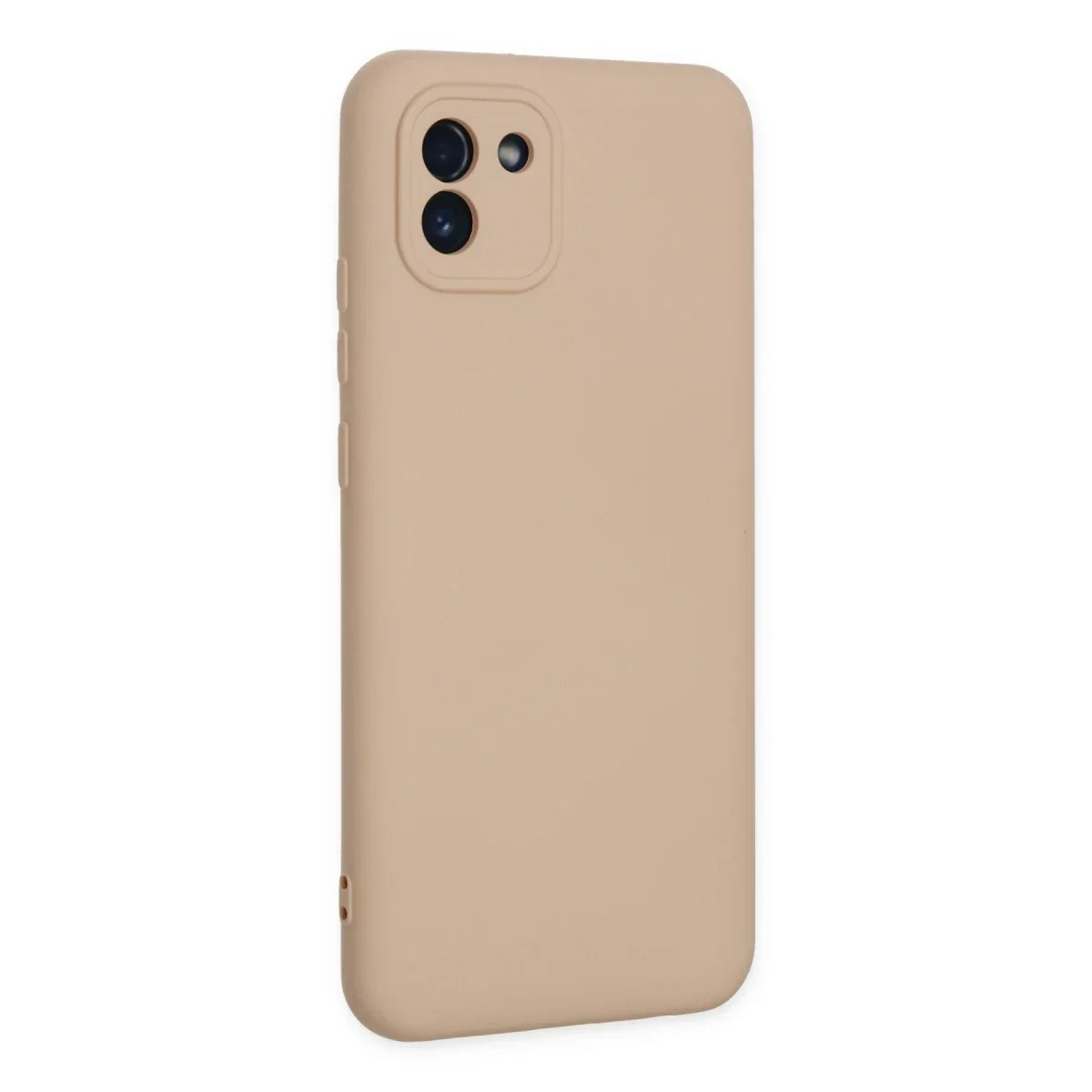 Samsung Galaxy A03 Kılıf Nano içi Kadife Silikon - Pudra Samsung Galaxy A03 Kılıf Nano içi Kadife Silikon - Pudra